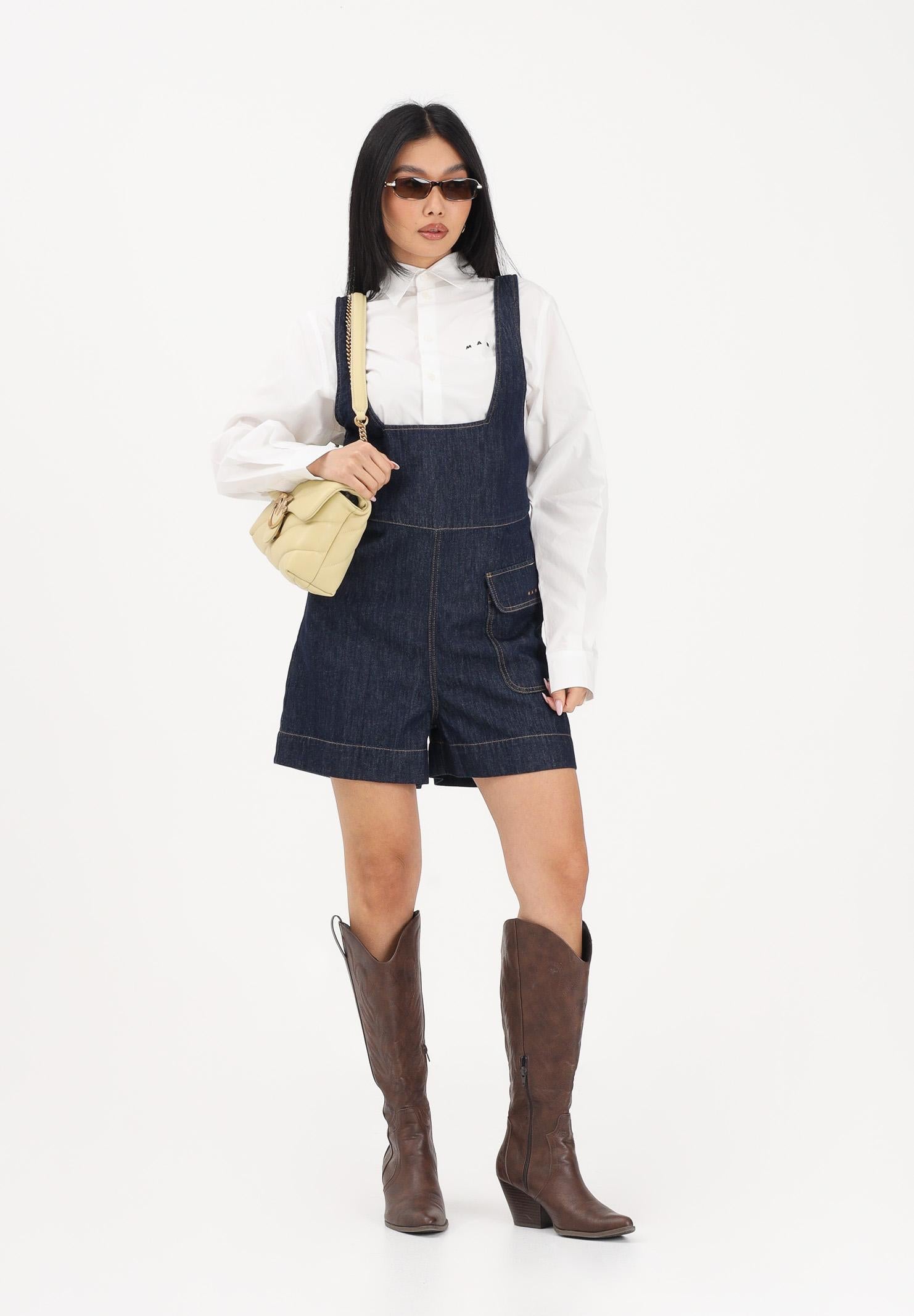 MARNI Salopette in denim blu per donna, ragazze e bambine M01732M00WG 0M01 MARNI