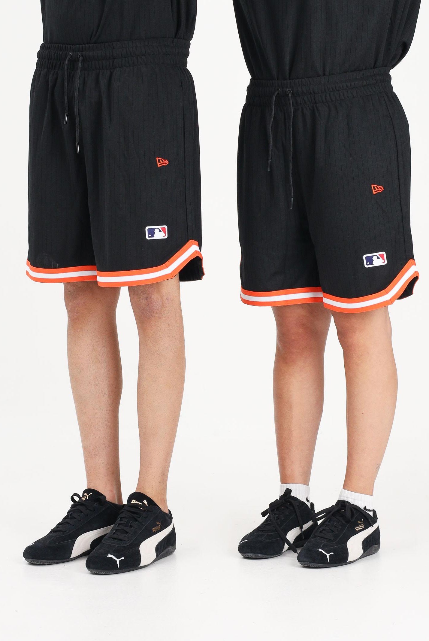 NEW ERA Shorts sportivo Oversized New York Mets MLB Arch nero per uomo e donna 60856132 . NEW ERA