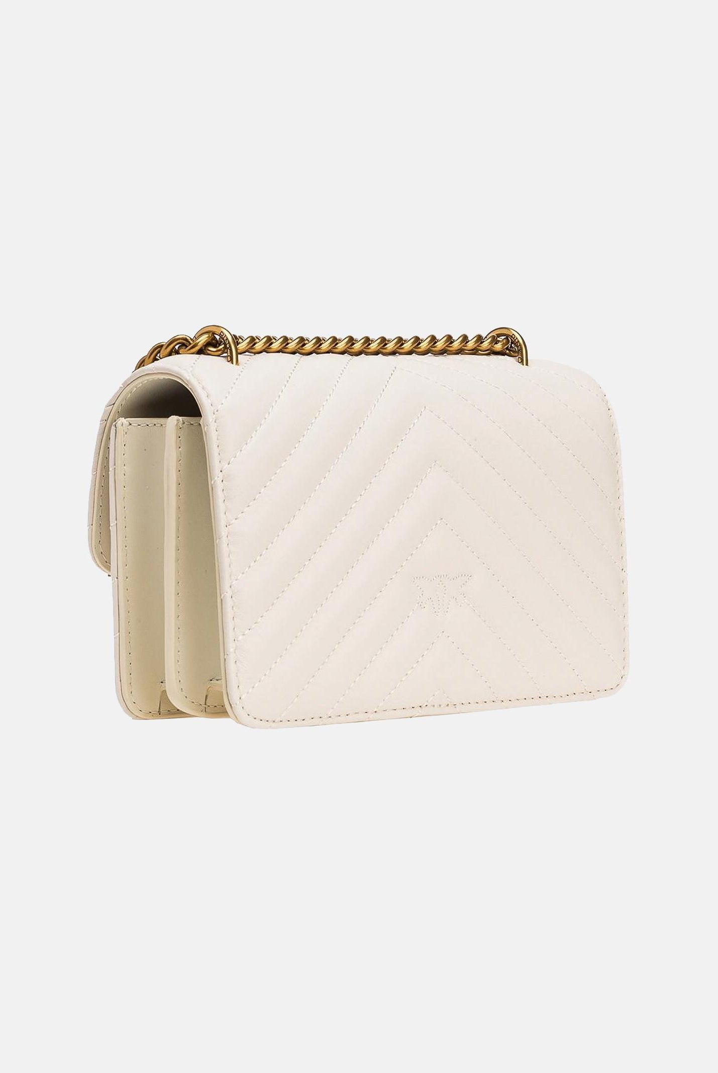 PINKO Borsa a tracolla Love Bag One Chevron panna da donna 100074A0GK Z14Q PINKO