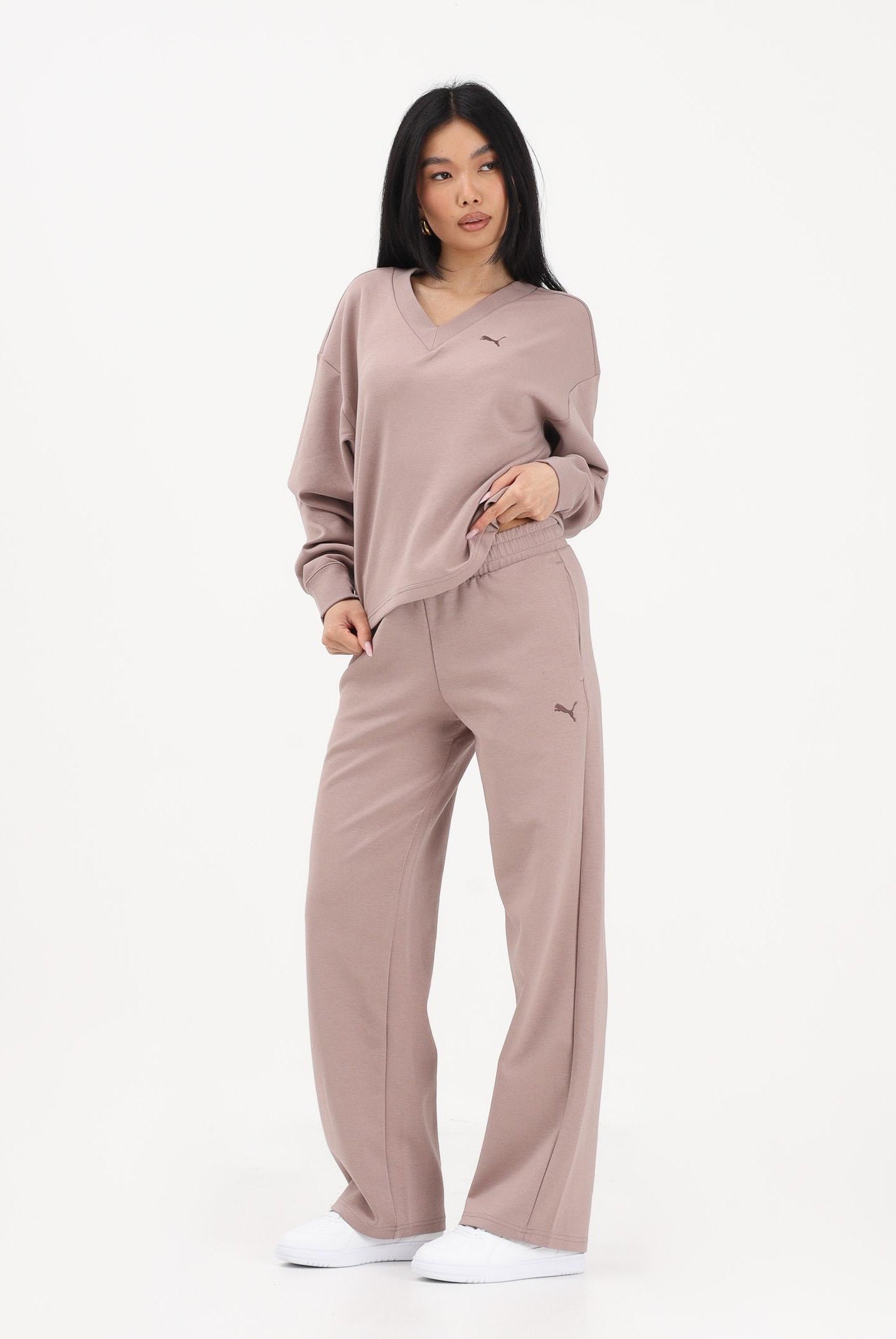 PUMA Pantalone sportivo Essentials Elevated rosa da donna 691817 88 PUMA