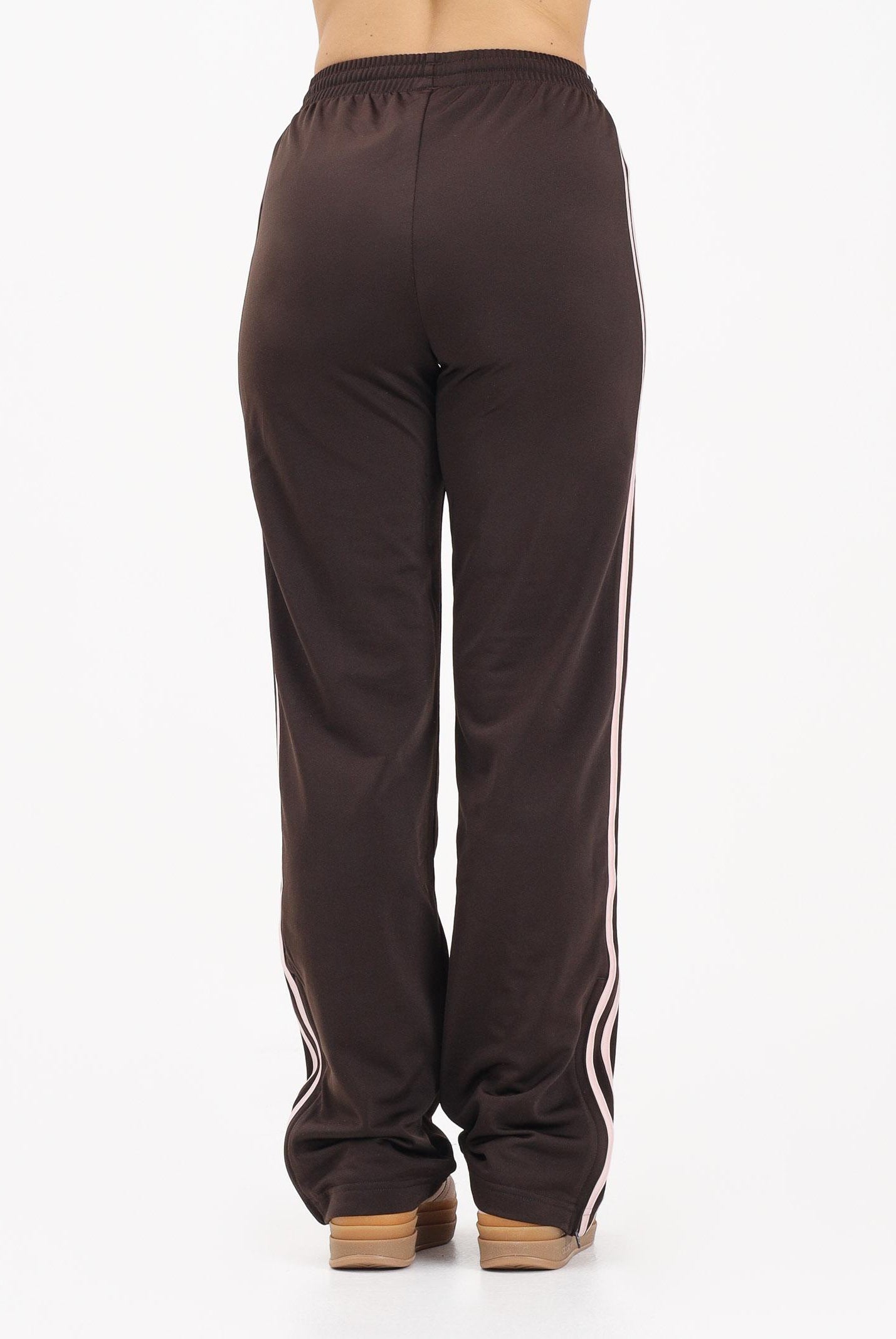 ADIDAS ORIGINALS Pantalone sportivo Firebird Classic marrone e rosa da donna KC6563 . ADIDAS ORIGINALS