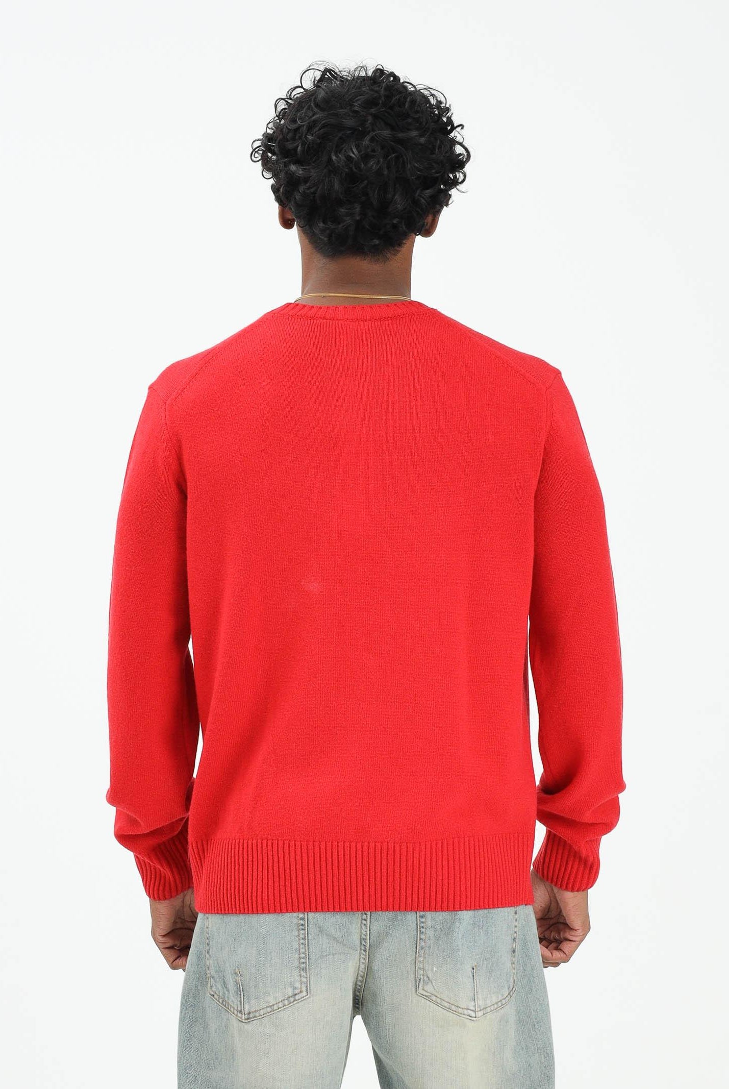 LACOSTE Maglioncino girocollo rosso da uomo AH2916 240 LACOSTE