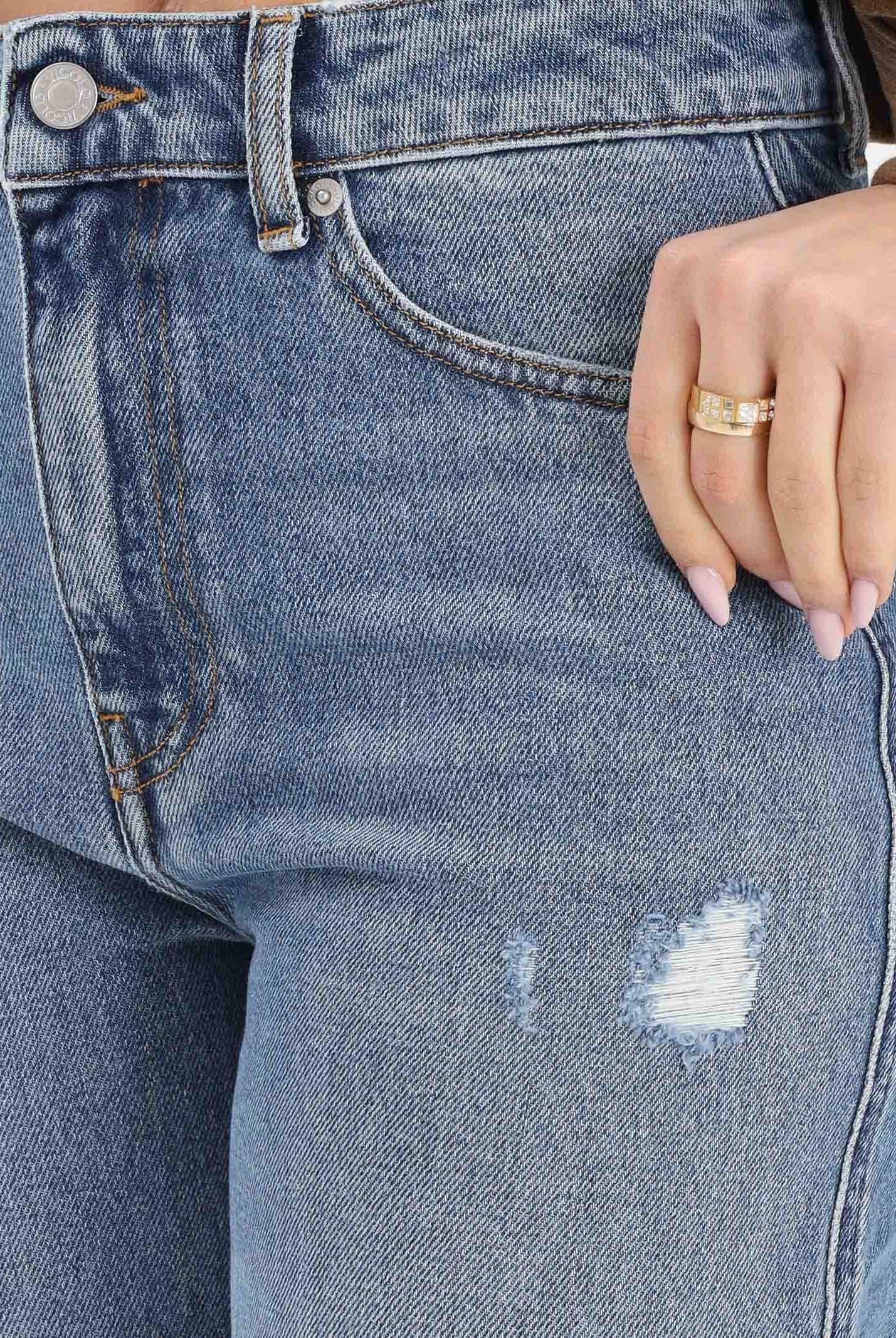 VICOLO Jeans Kate in denim medio da donna DAB5128 DEBL VICOLO