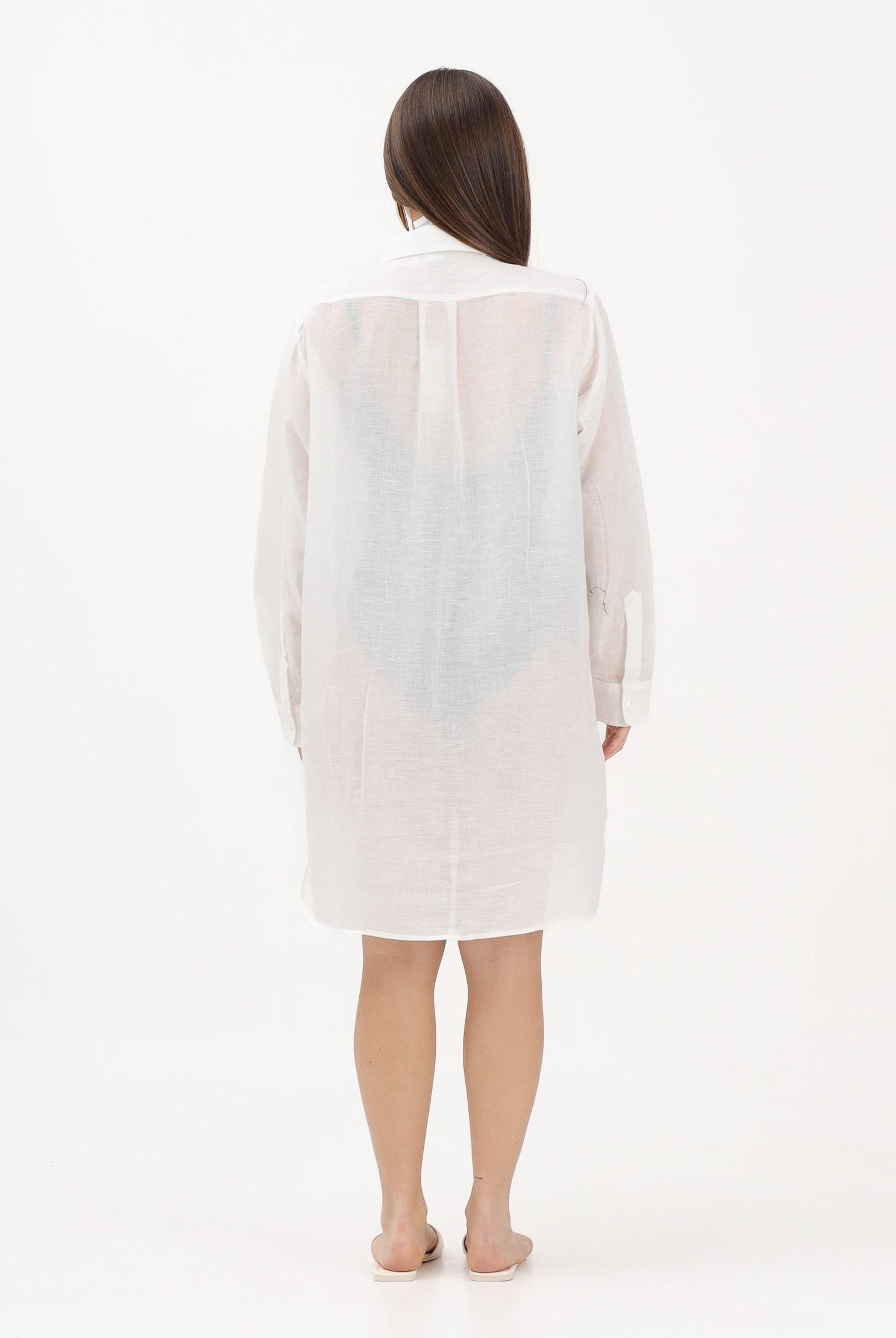 RALPH LAUREN Abito chemisier bianco da donna 21564377 CR RALPH LAUREN