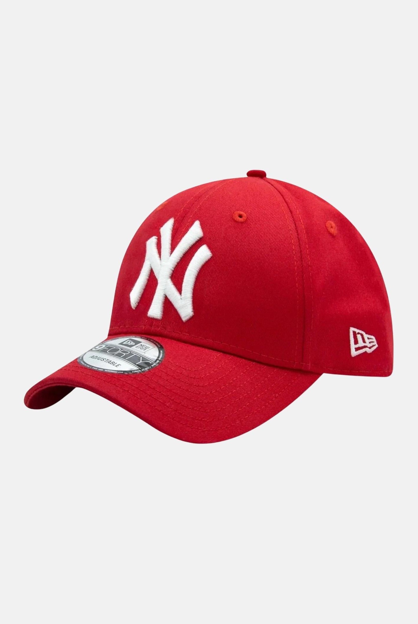 NEW ERA Cappello con visiera 9TWENTY New York Yankees League Essential rosso per uomo e donna 10531938 NEW ERA
