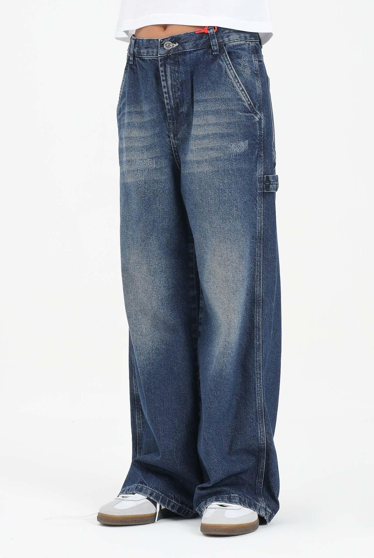 DIESEL Jeans D-Argjx Work in denim blu per donna, ragazzi e bambini J02349KXBQC K01 DIESEL