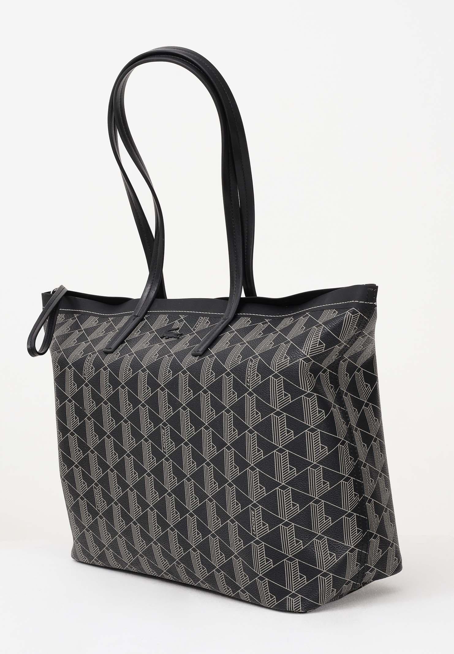LACOSTE Shopper nera da donna con pochette Zely NF5001 N56 LACOSTE