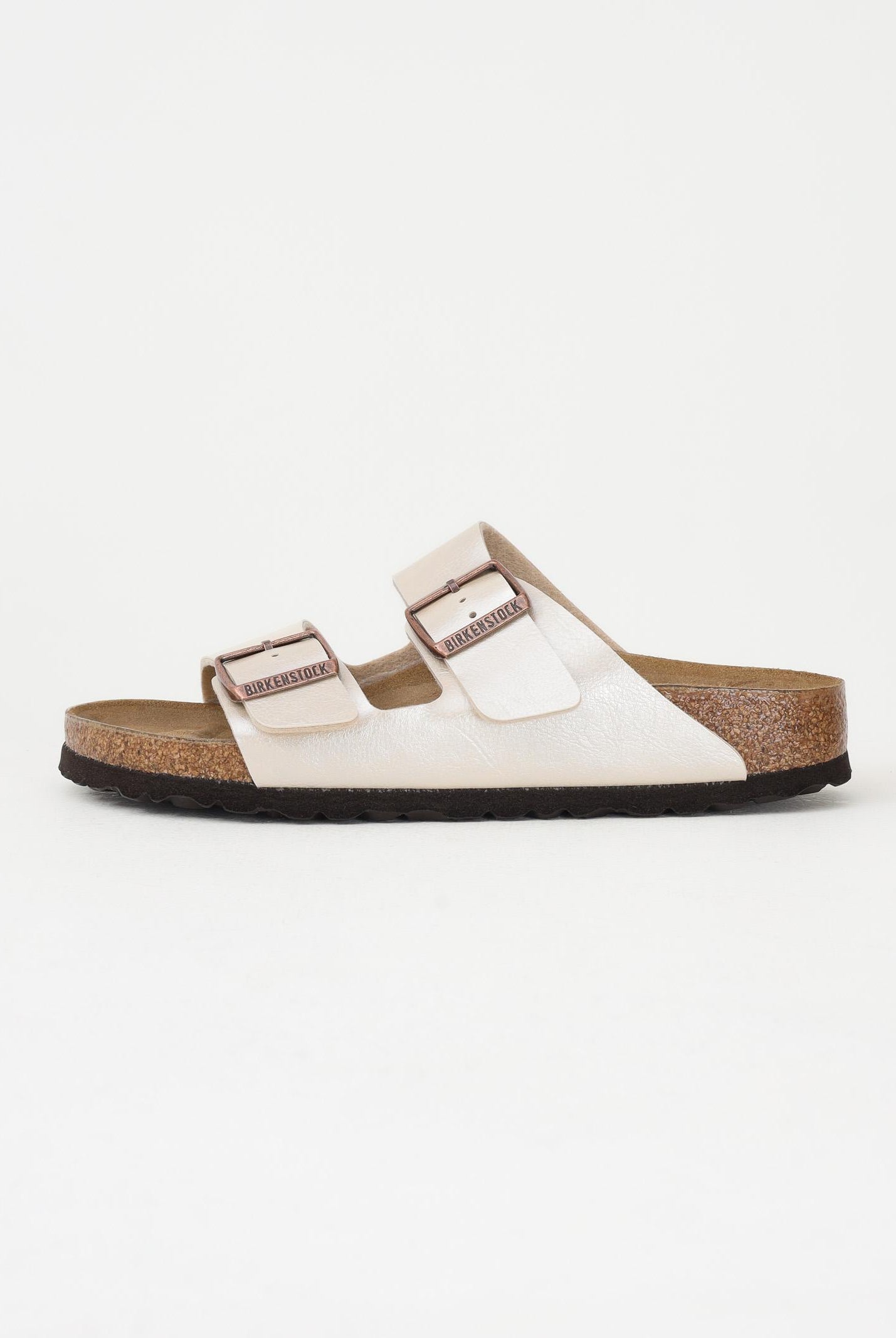 BIRKENSTOCK Ciabatte Arizona Birko-Flor bianco perla da donna 1009921 . BIRKENSTOCK