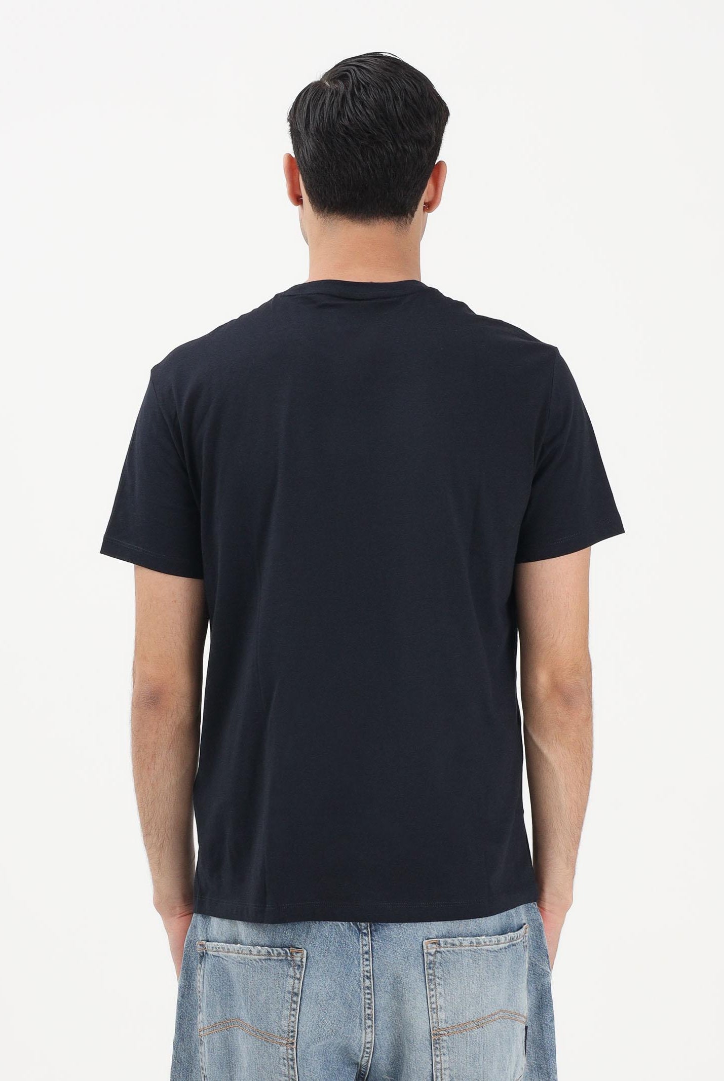 ARMANI EXCHANGE T-shirt a manica corta blu da uomo con logo XM002785AF10358 UB101 ARMANI EXCHANGE