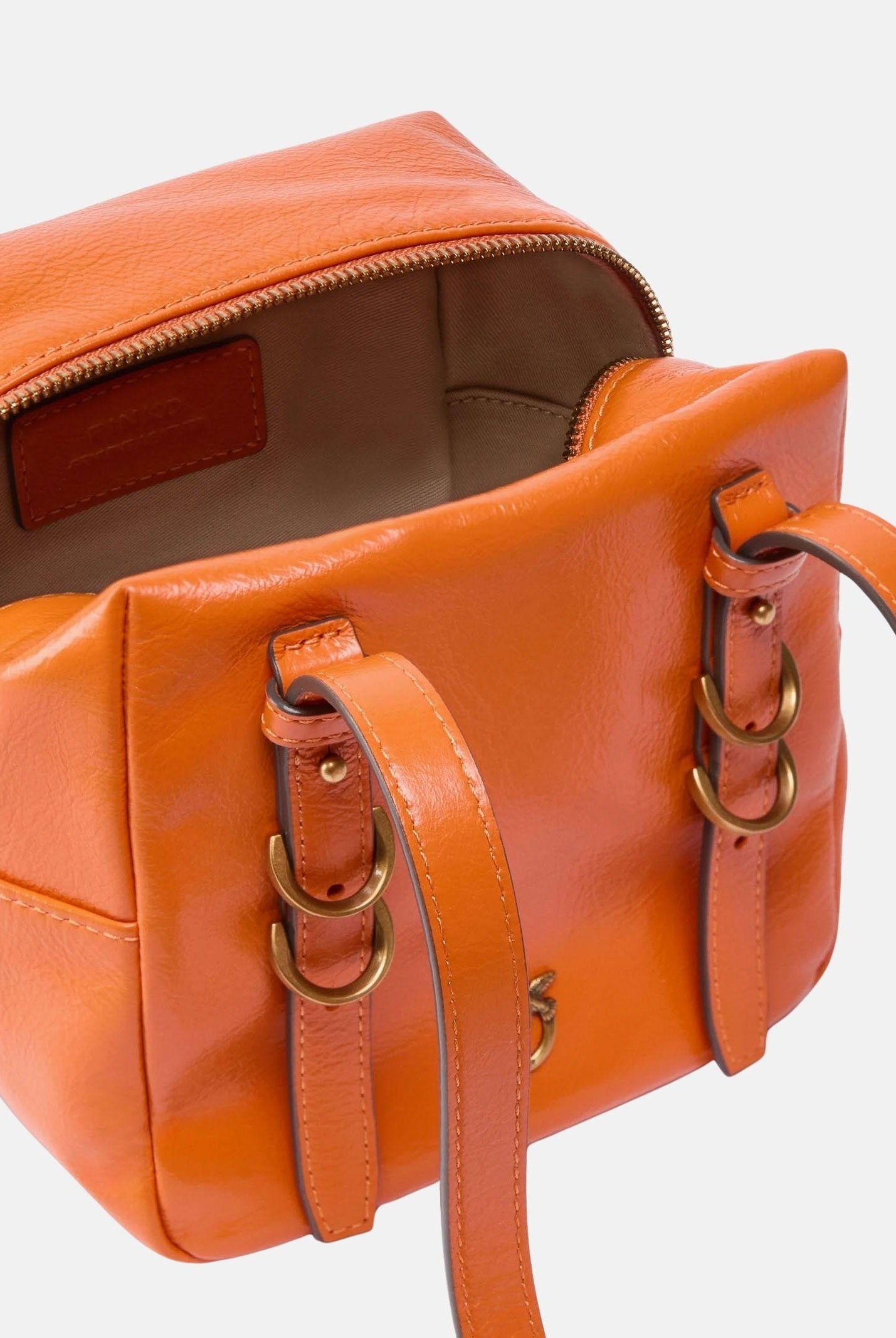 PINKO Borsa a spalla Cubic Bag arancione da donna 106465A315 A76Q PINKO