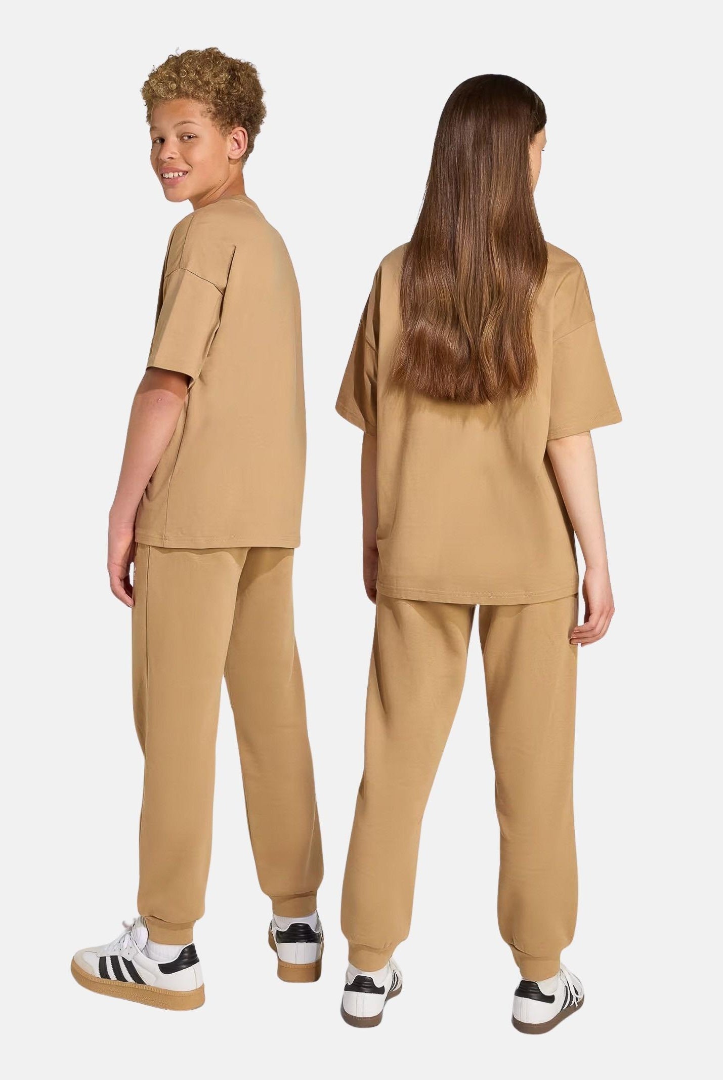 ADIDAS ORIGINALS Pantalone sportivo Loose-Fit beige per bambino e bambina JX2753 . ADIDAS ORIGINALS