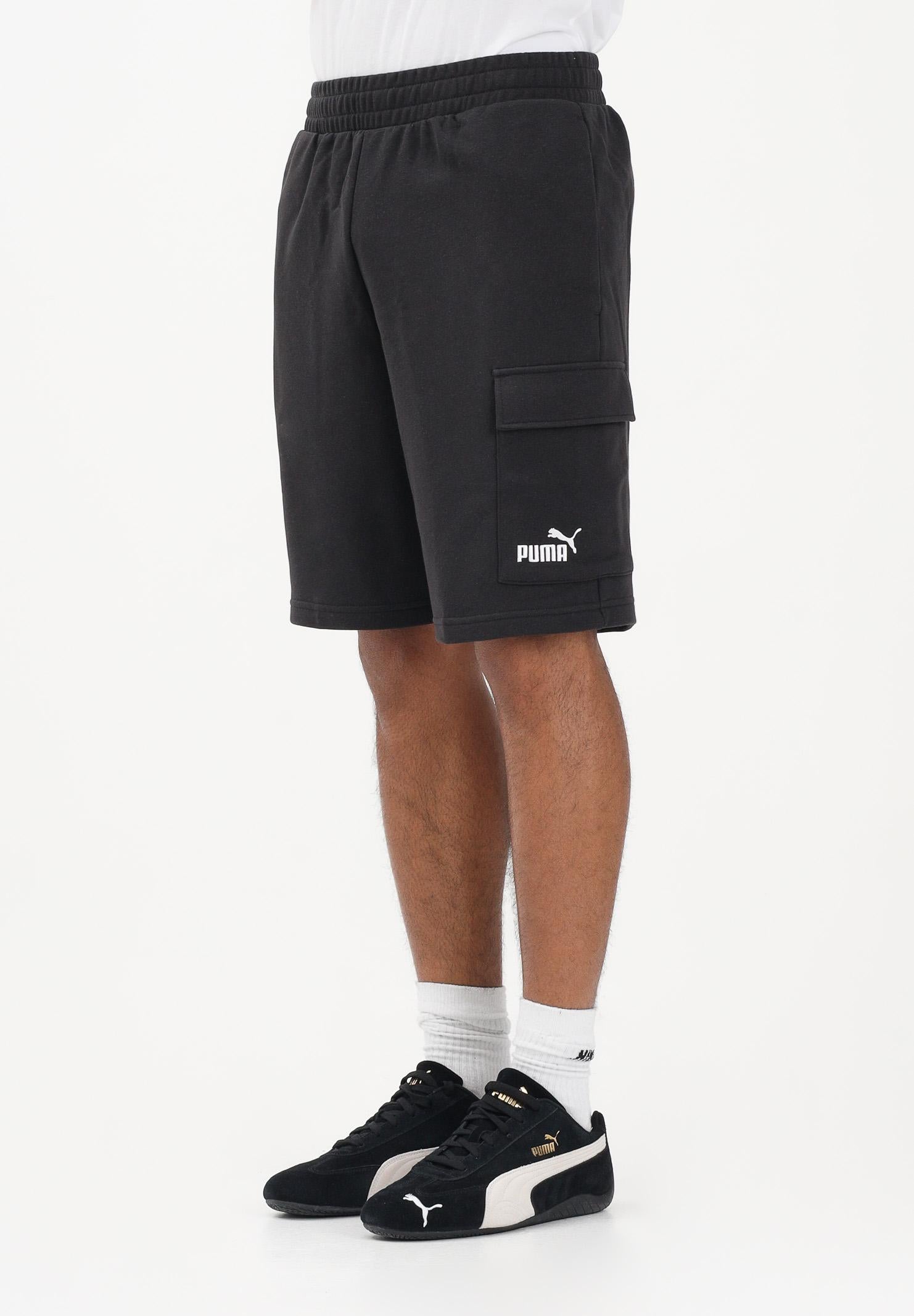 PUMA Shorts cargo Essentials con logo N. 1 nero da uomo 682662 01 PUMA