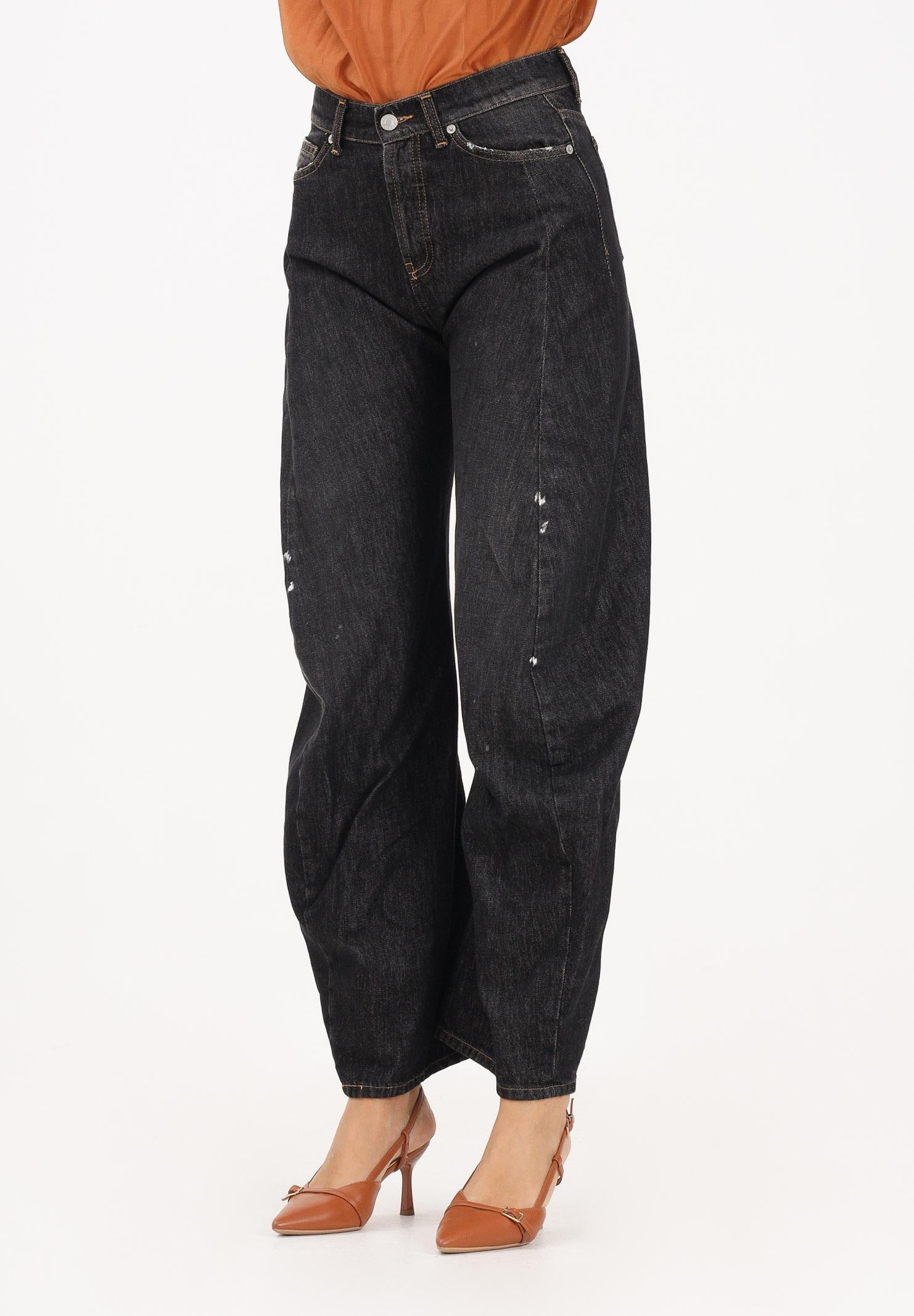 VICOLO Jeans Olly in denim nero da donna DF5284 NE VICOLO