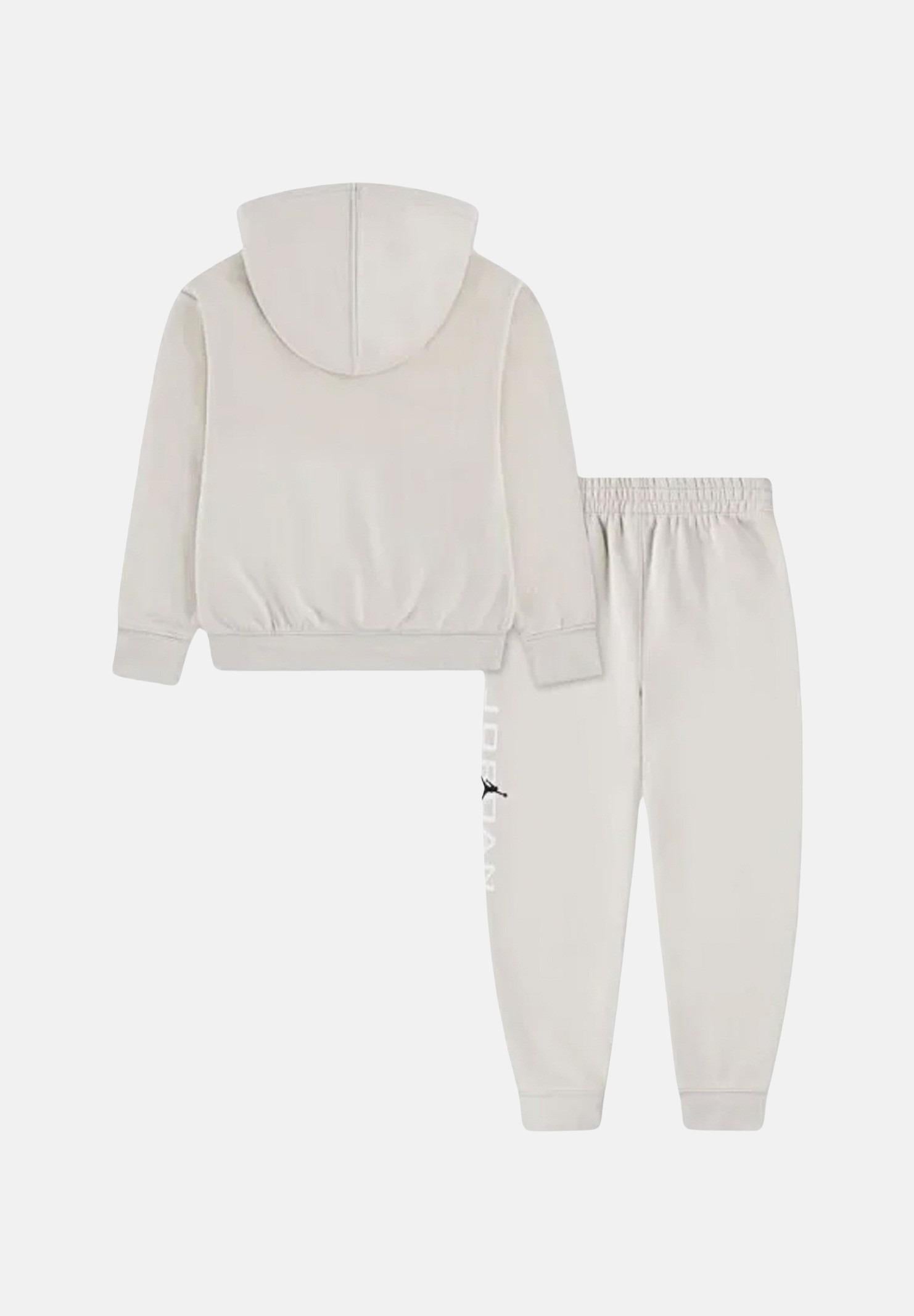 JORDAN Tuta MJ Baseline Fleece panna per bambino e bambina 85F270 X27 JORDAN