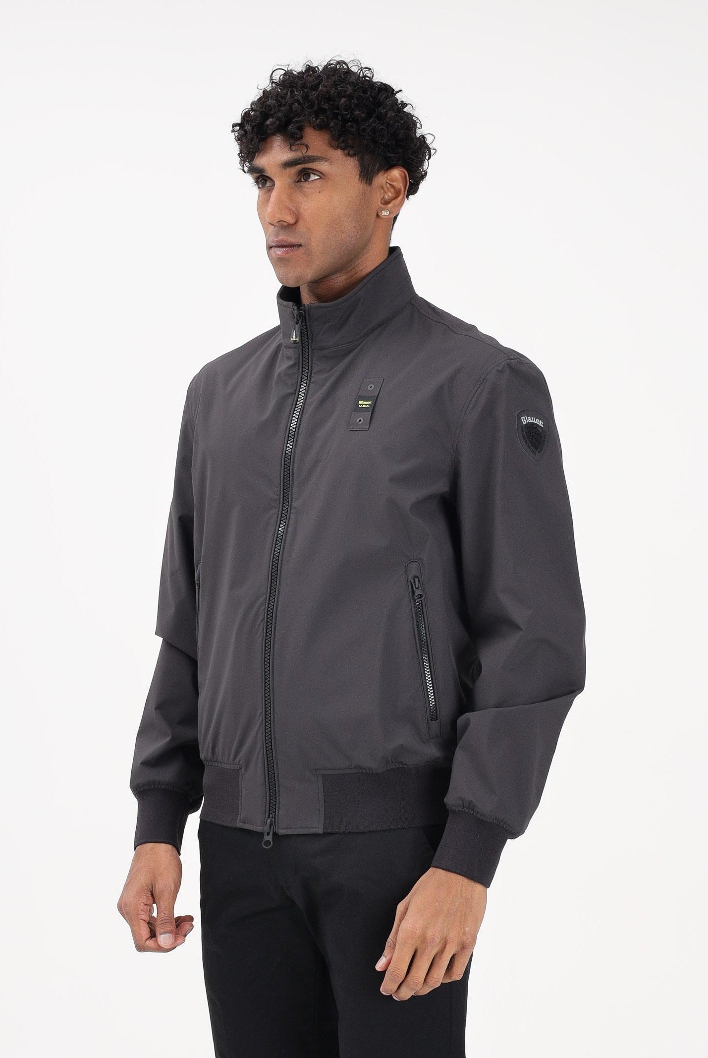 BLAUER Giacca a vento ANSON nera da uomo 26SBLUC11231-006787 999 BLAUER