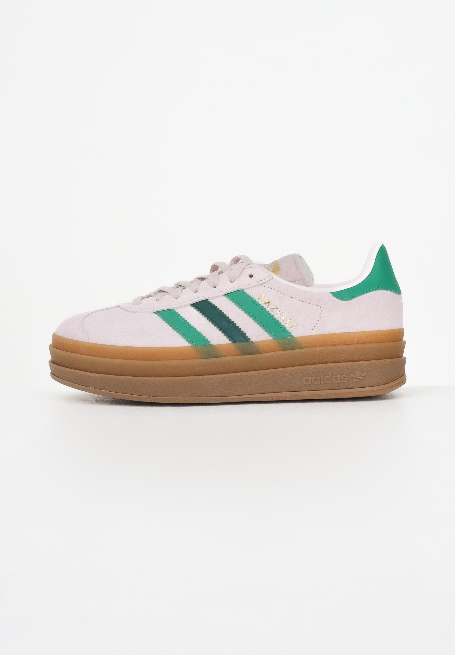 ADIDAS ORIGINALS Sneakers Gazelle Bold rosa e verdi da donna JR5952 ADIDAS ORIGINALS