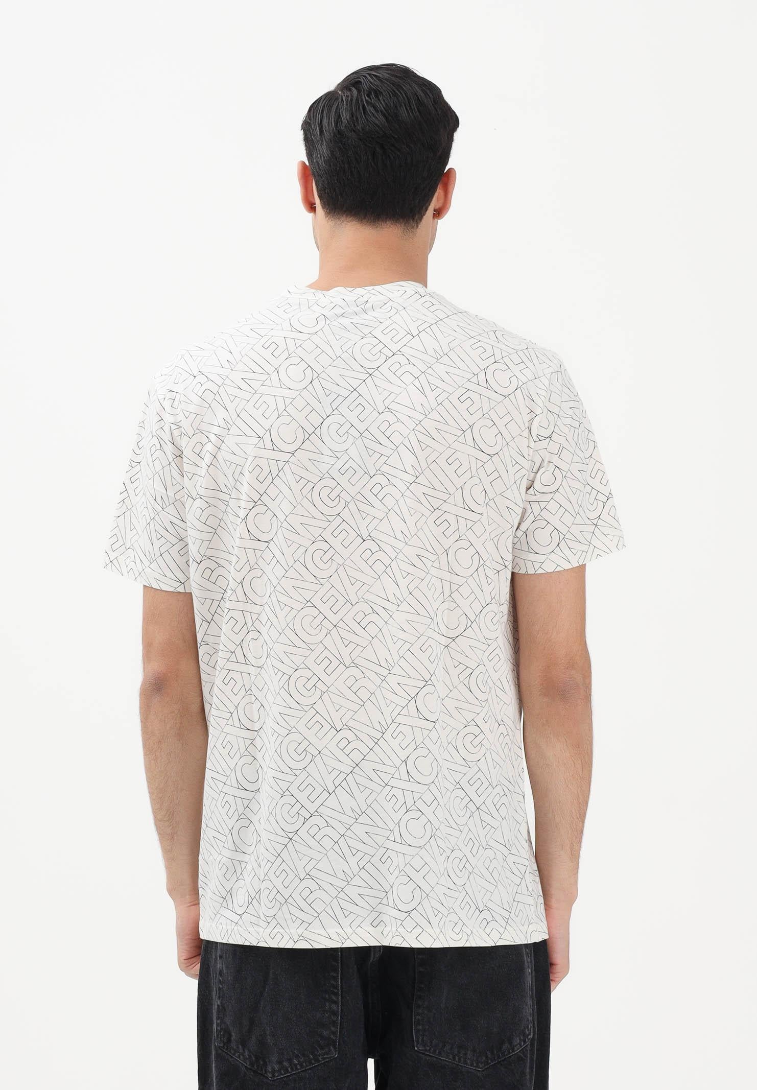 ARMANI EXCHANGE T-shirt a manica corta bianca da uomo impreziosita da una stampa all-over XM002783AF10356 F1167 ARMANI EXCHANGE