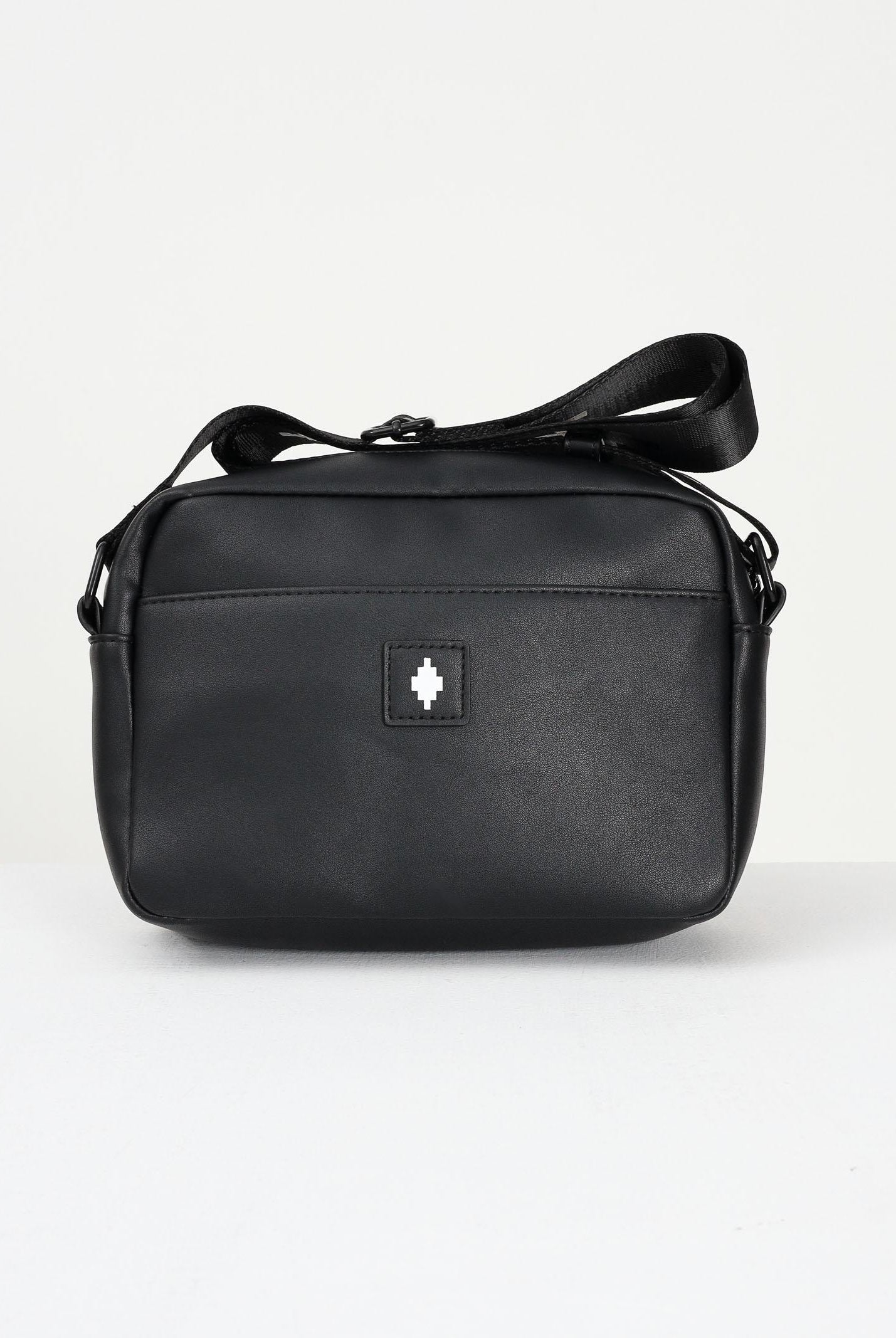 MARCELO BURLON COUNTY OF MILAN Borsa a tracolla nera per uomo e donna con stampa COMAF250145 MARCELO BURLON COUNTY OF MILAN