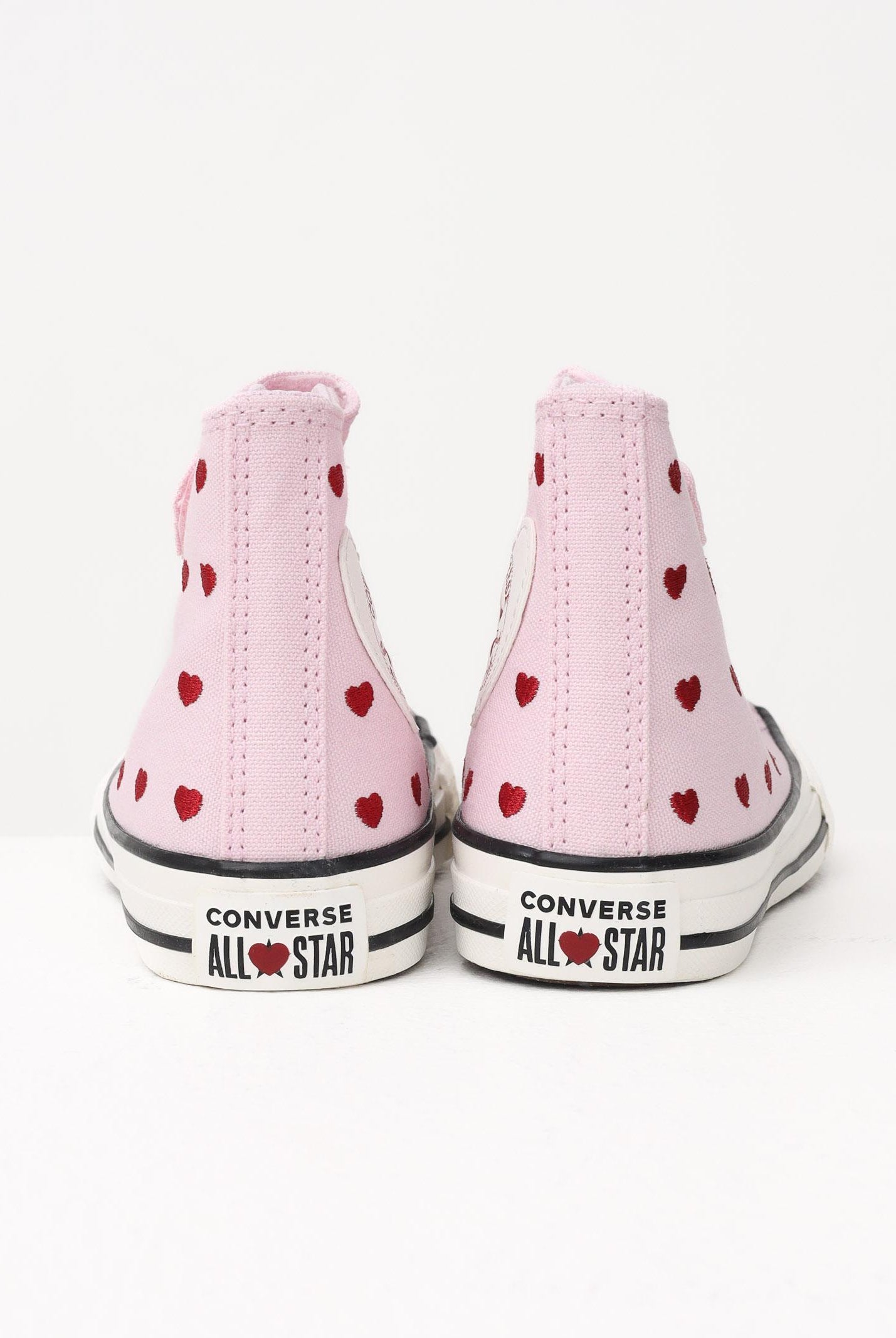 CONVERSE Sneakers Chuck Taylor All Star Easy-On Valentine's Day rosa da bambina A19066C . CONVERSE