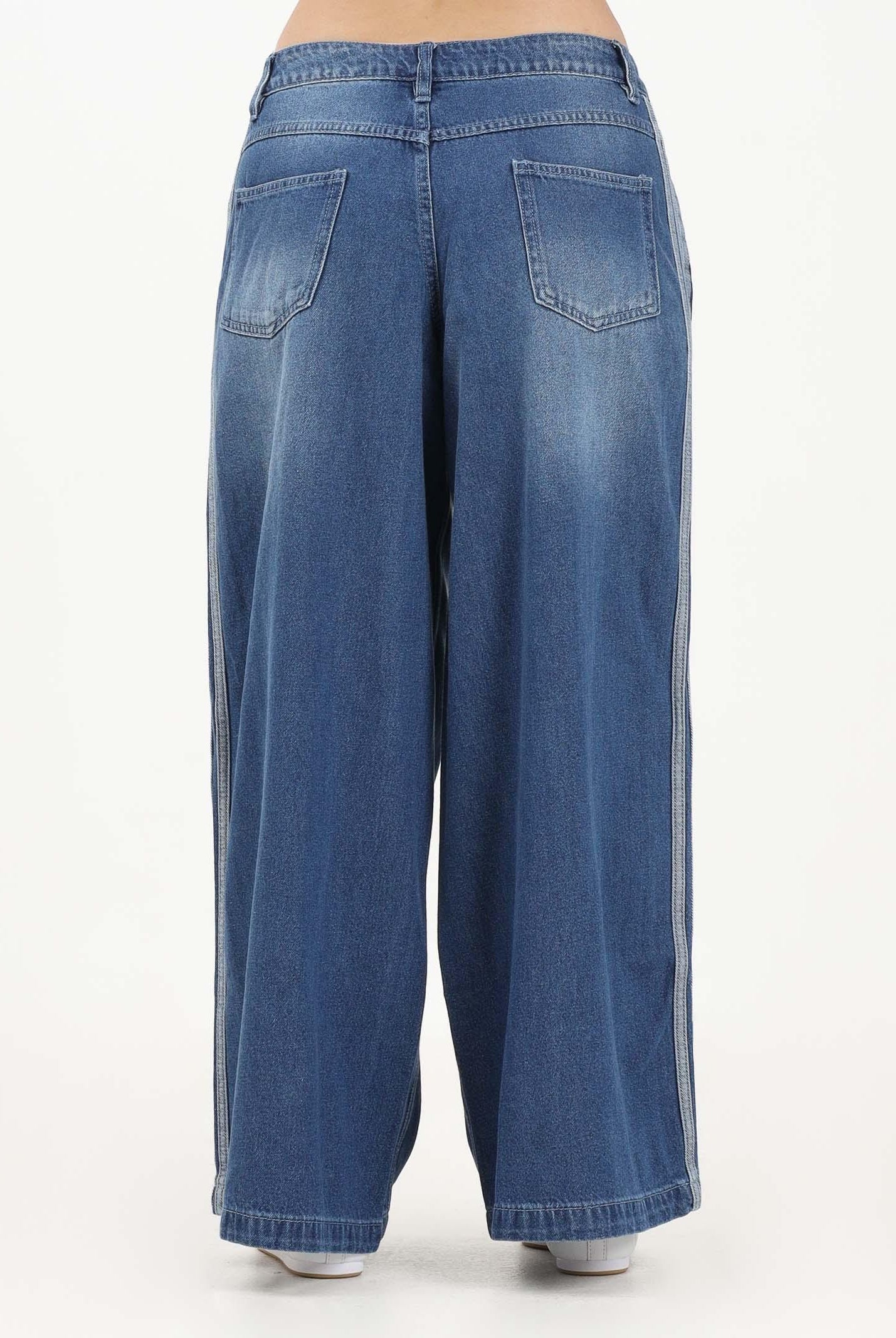 ADIDAS ORIGINALS Jeans Adicolor Denim Adilenium in denim medio da donna JV7454 ADIDAS ORIGINALS