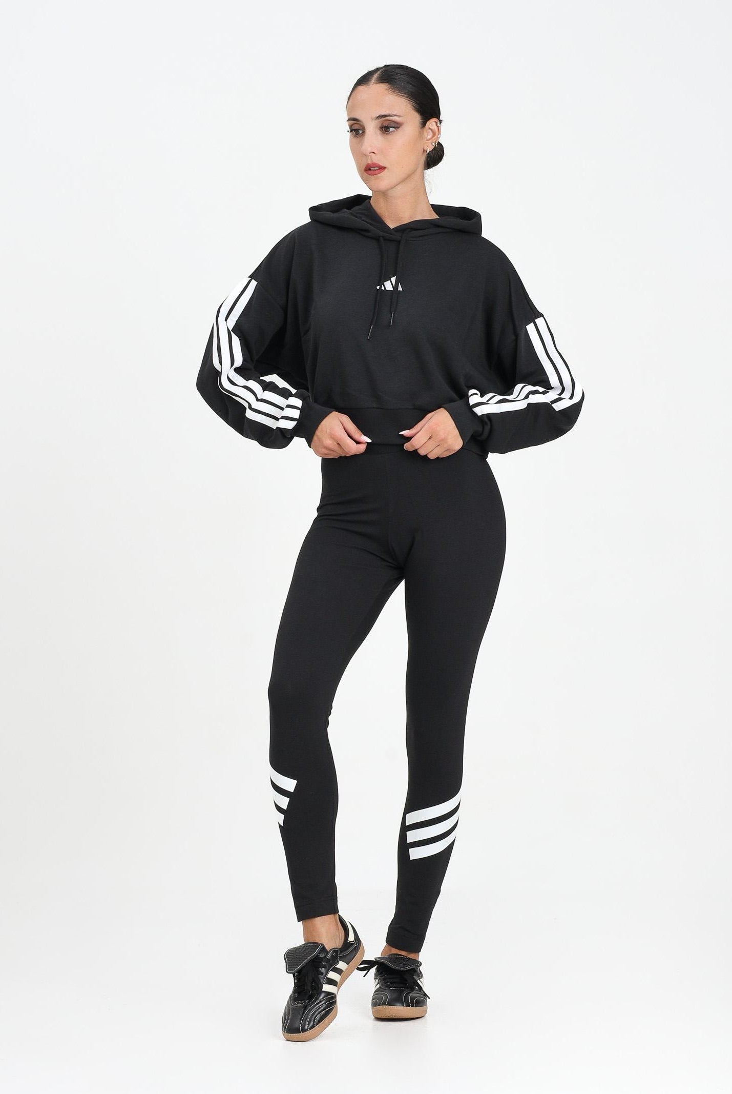 ADIDAS PERFORMANCE Leggings sportivo Future Icons 3-Stripes nero da donna JE0215 ADIDAS PERFORMANCE