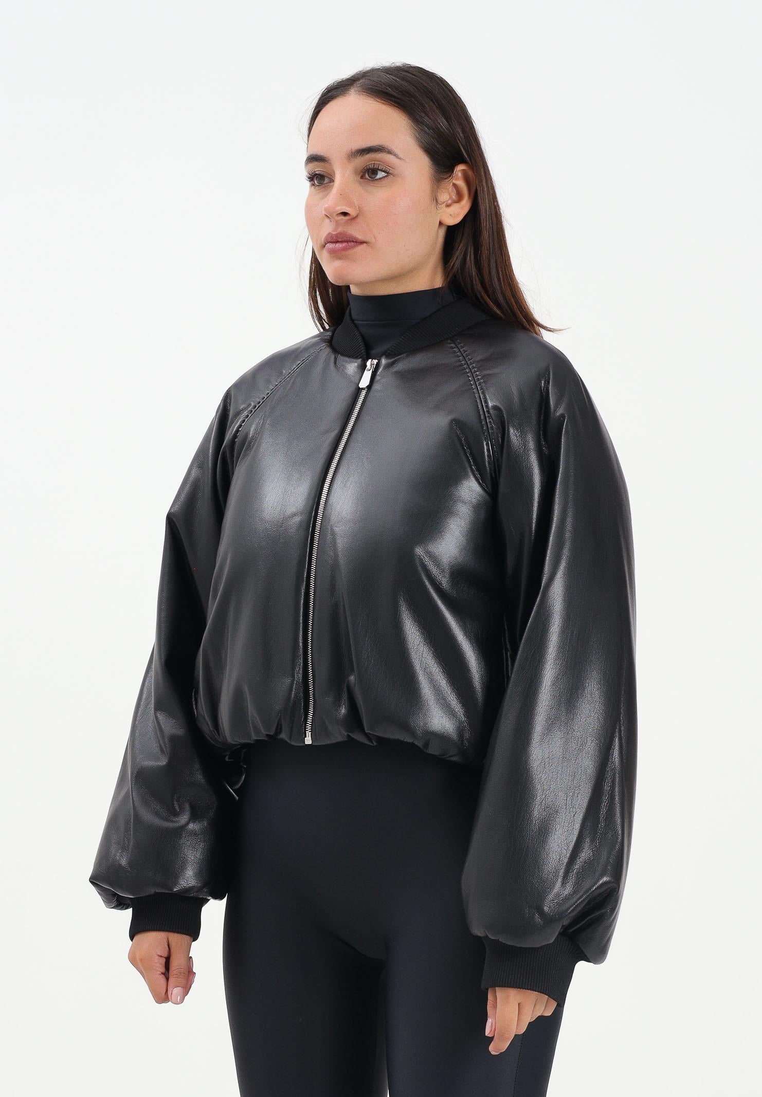 PINKO Bomber in ecopelle nero da donna 105372A2P4 Z99 PINKO