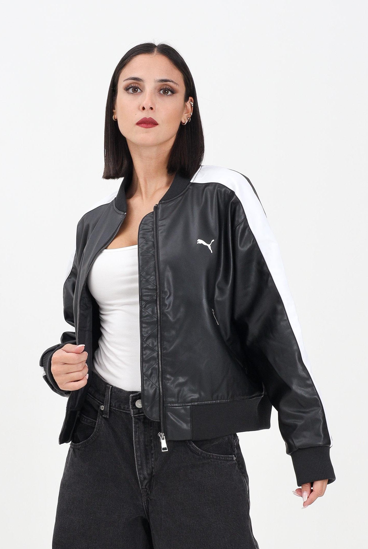 PUMA Giubbotto T7 nero da donna 633479 01 PUMA