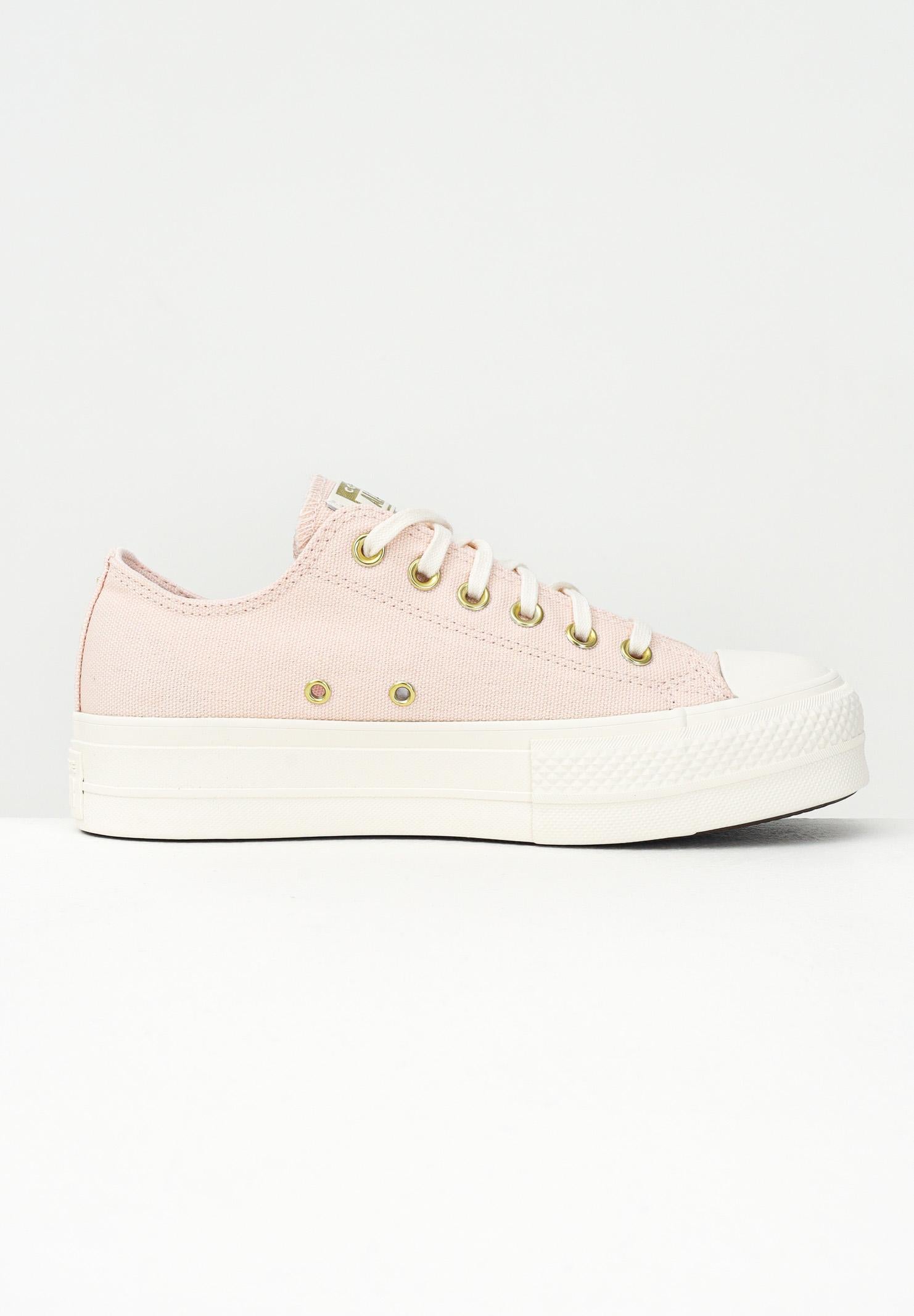 CONVERSE Sneakers Chuck Taylor All Star Lift Gold rosa da donna A12584C . CONVERSE