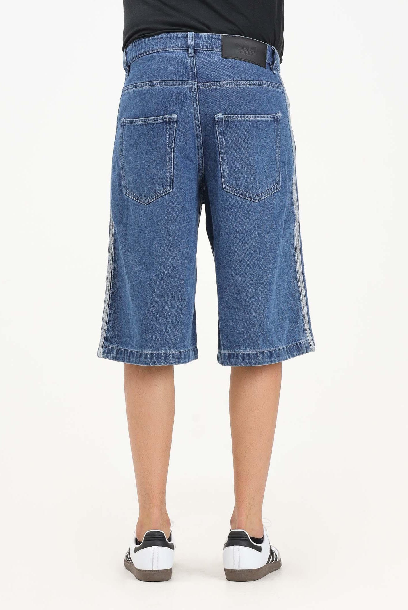 ADIDAS ORIGINALS Shorts Adicolor Denim Firebird in denim medio da uomo JC6235 ADIDAS ORIGINALS