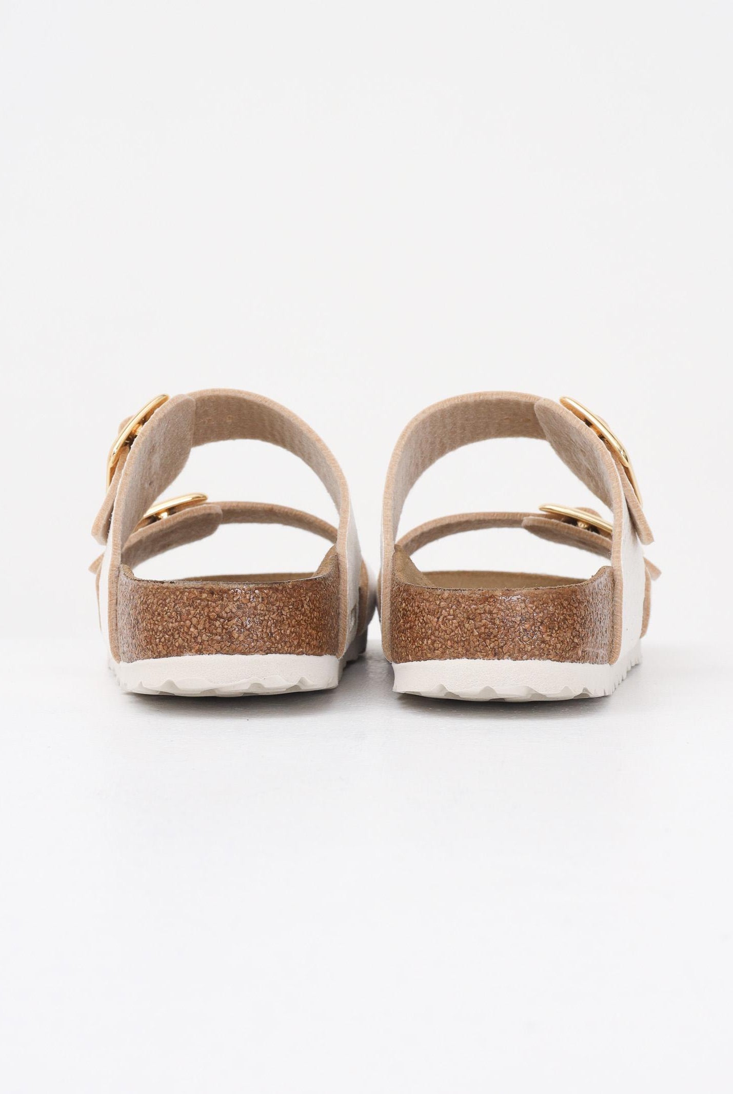 BIRKENSTOCK Ciabatte Sydney Cushion Buckle crema da donna 1030258 . BIRKENSTOCK