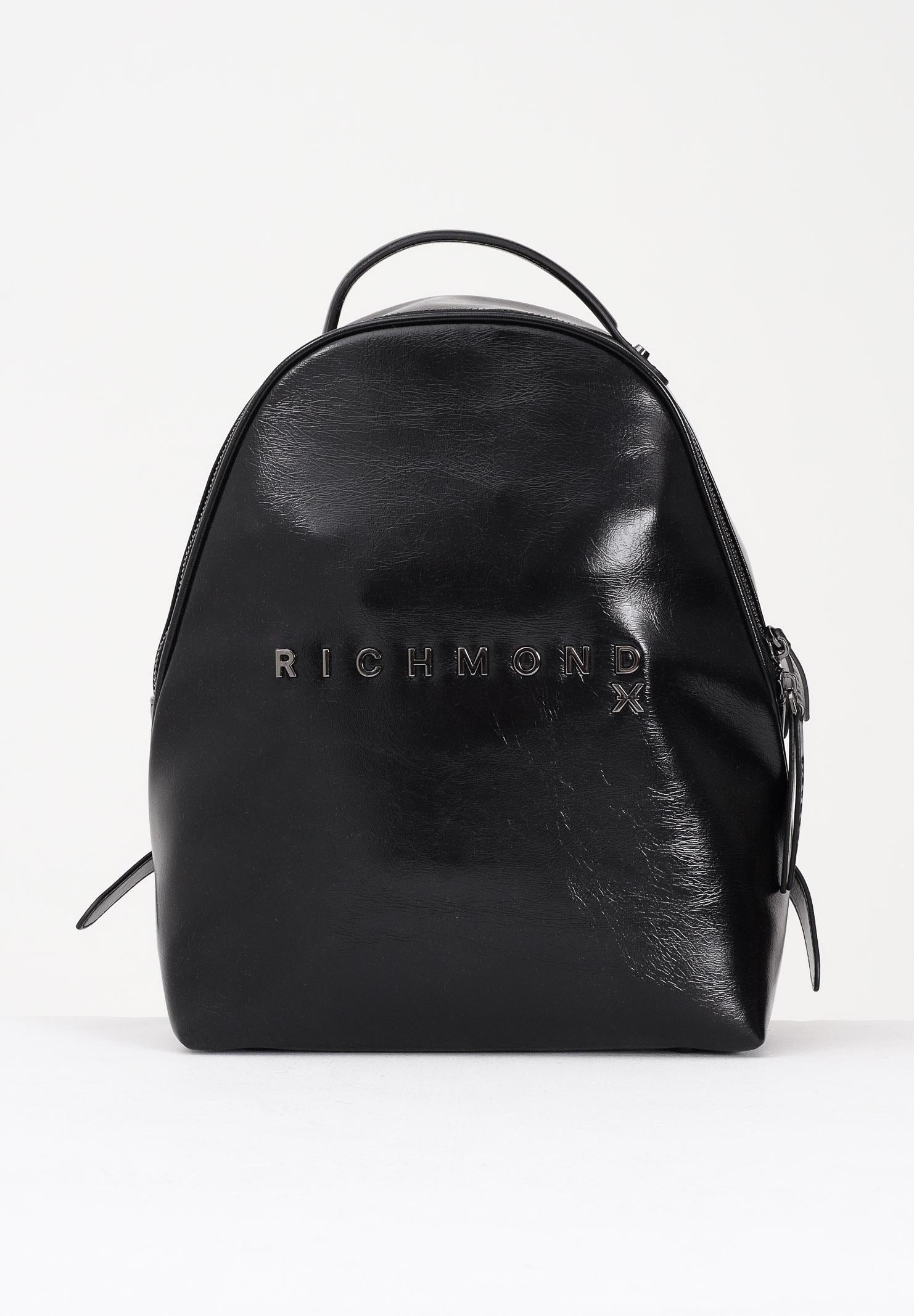 RICHMOND Zaino nero da donna con logo UWA25301BO BL RICHMOND