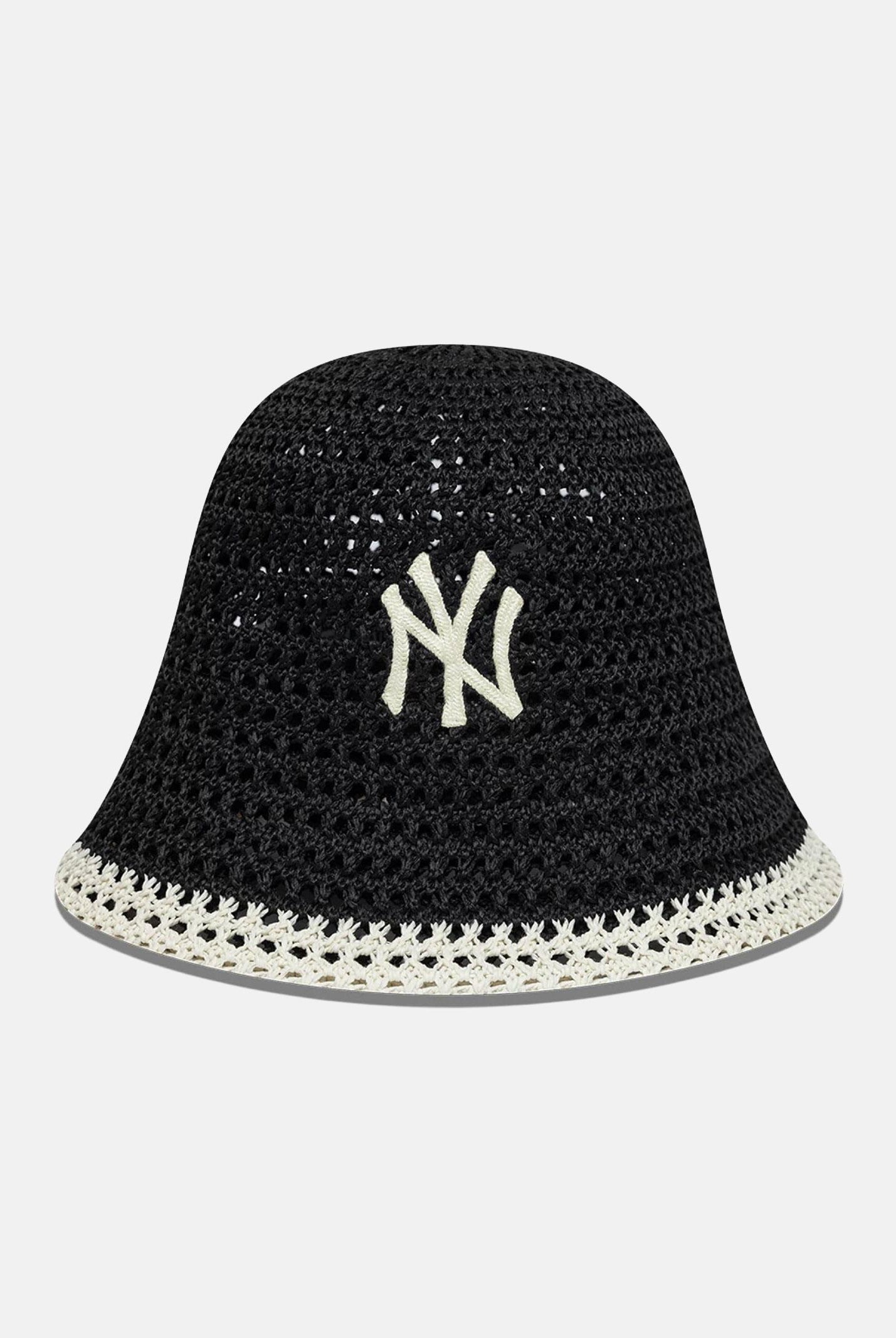 NEW ERA Bucket New York Yankees MLB Knitted Explorer nero da donna 60856287 . NEW ERA