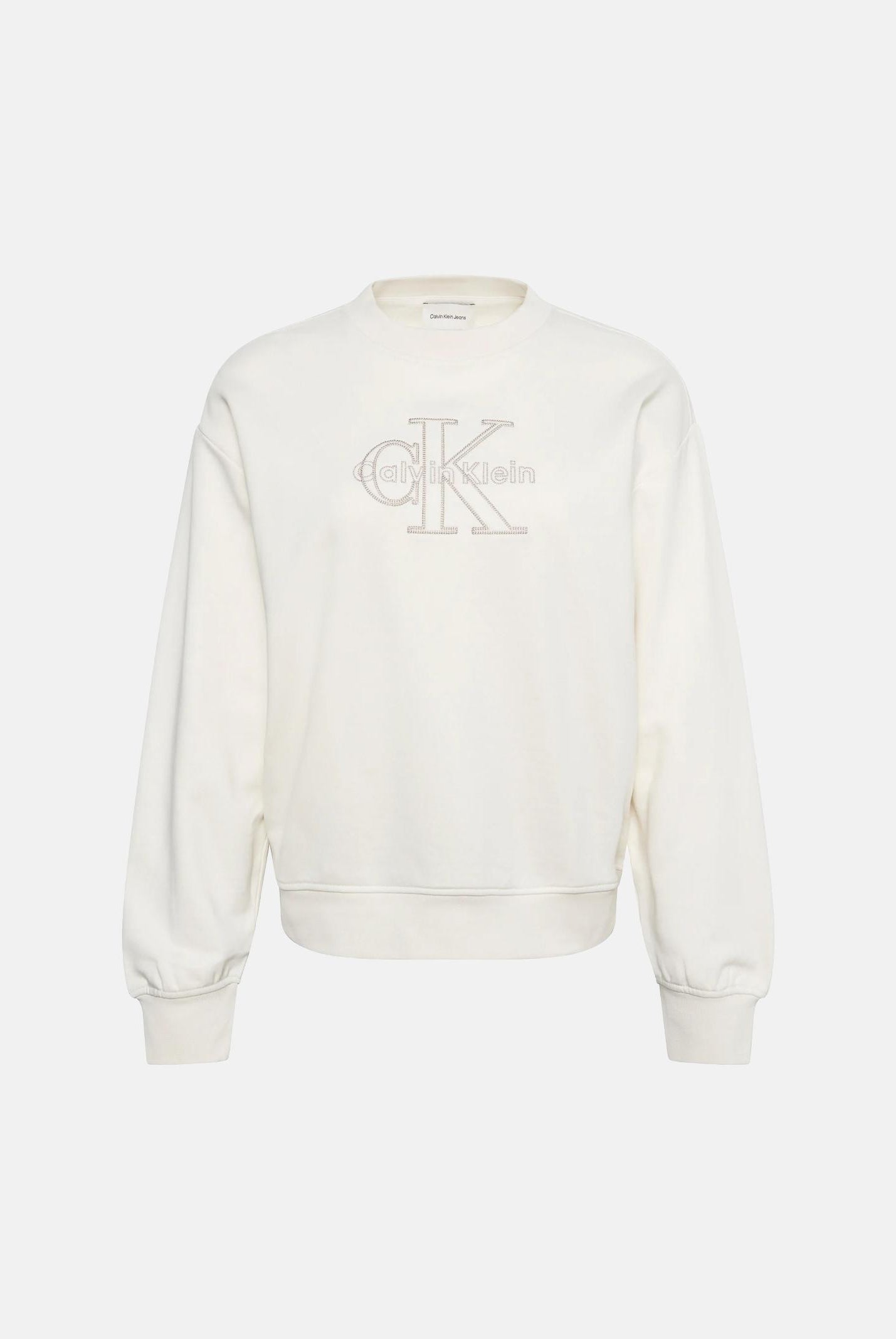 CALVIN KLEIN JEANS Felpa girocollo Baby Terry Seasonal, da donna. LV047G820G YAS CALVIN KLEIN JEANS