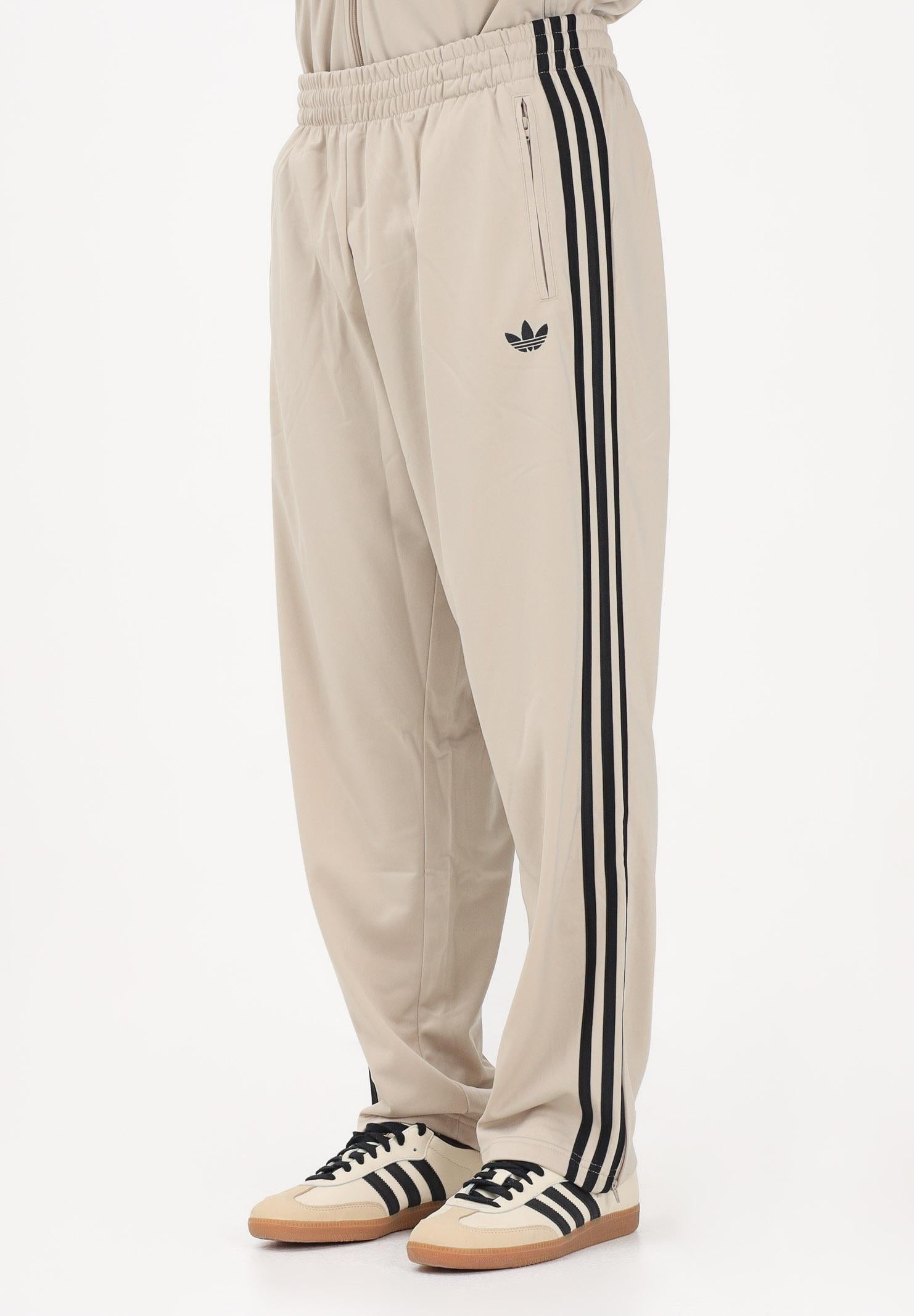 ADIDAS ORIGINALS Pantalone sportivo Firebird beige e nero da uomo KE6679 . ADIDAS ORIGINALS