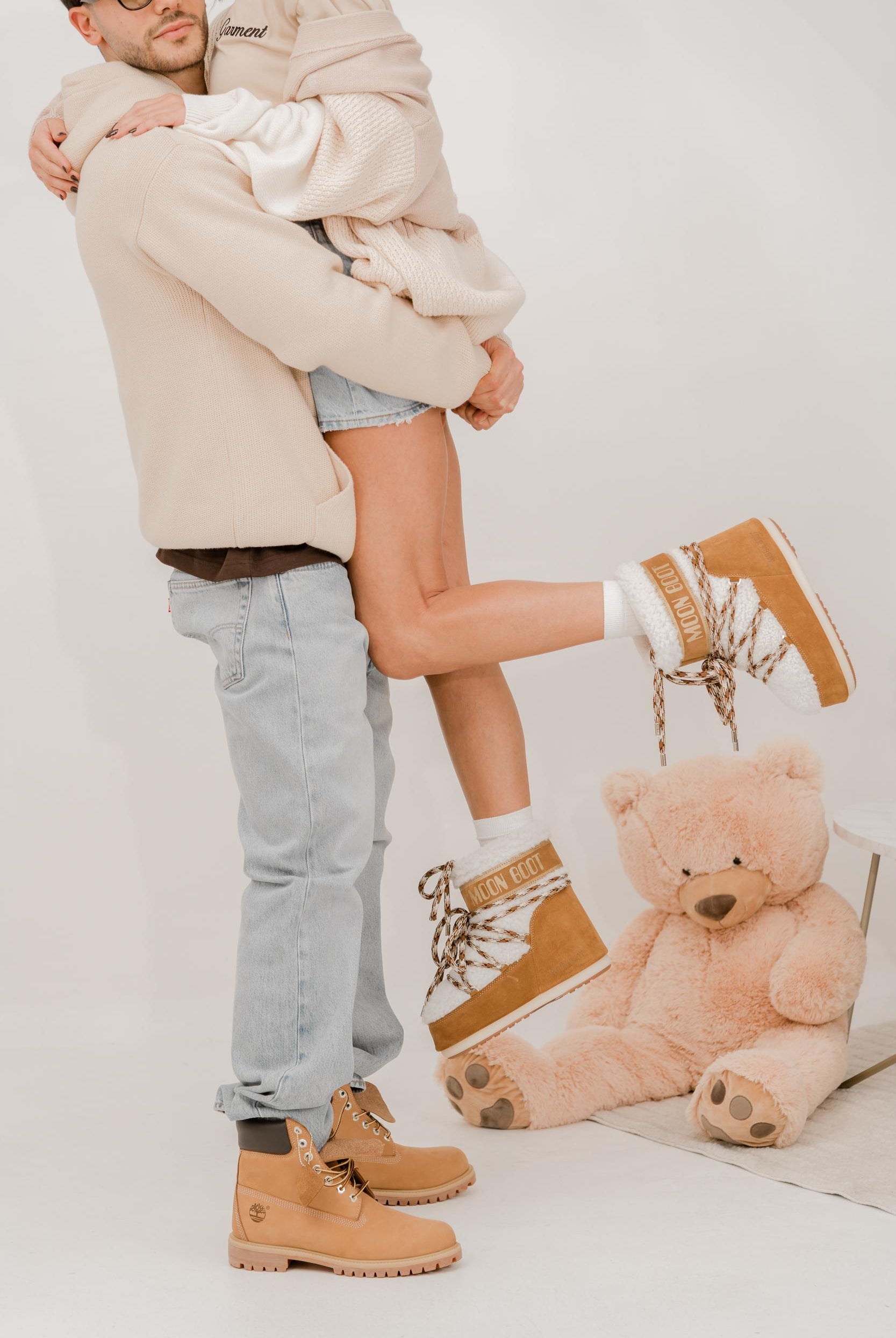 MOON BOOT Stivali da neve LAB69 ICON LOW marroni da donna 80D1409580 MA03 MOON BOOT