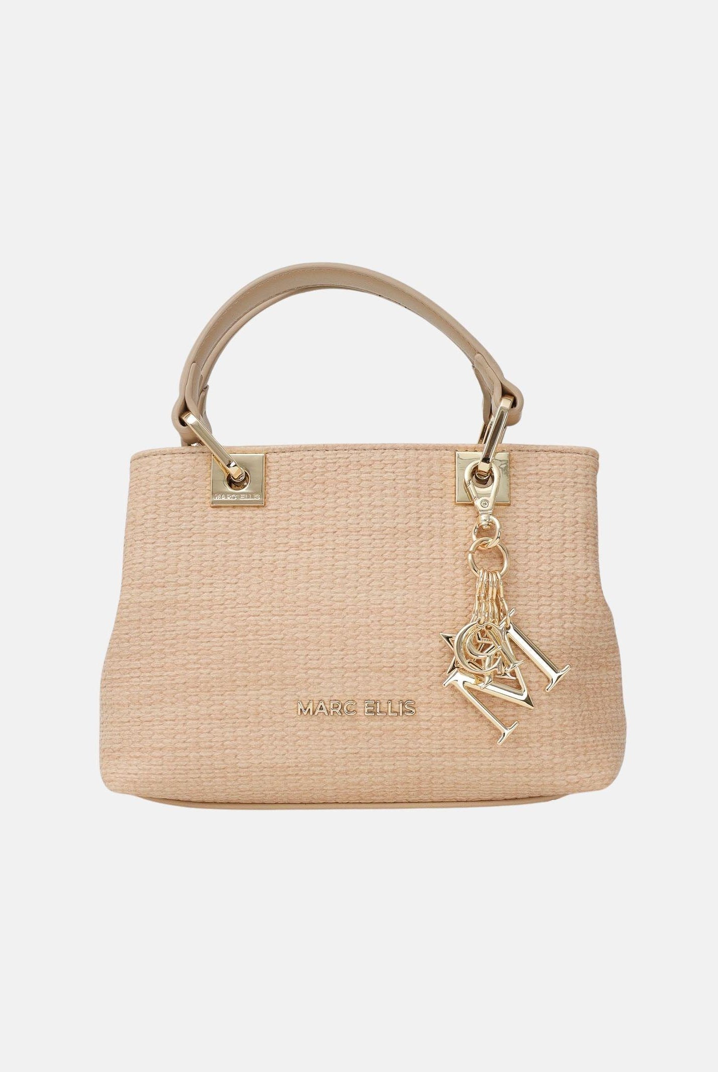 MARC ELLIS Borsa a mano Krissy S Straw beige da donna KRISSY-S-STRAW NA MARC ELLIS