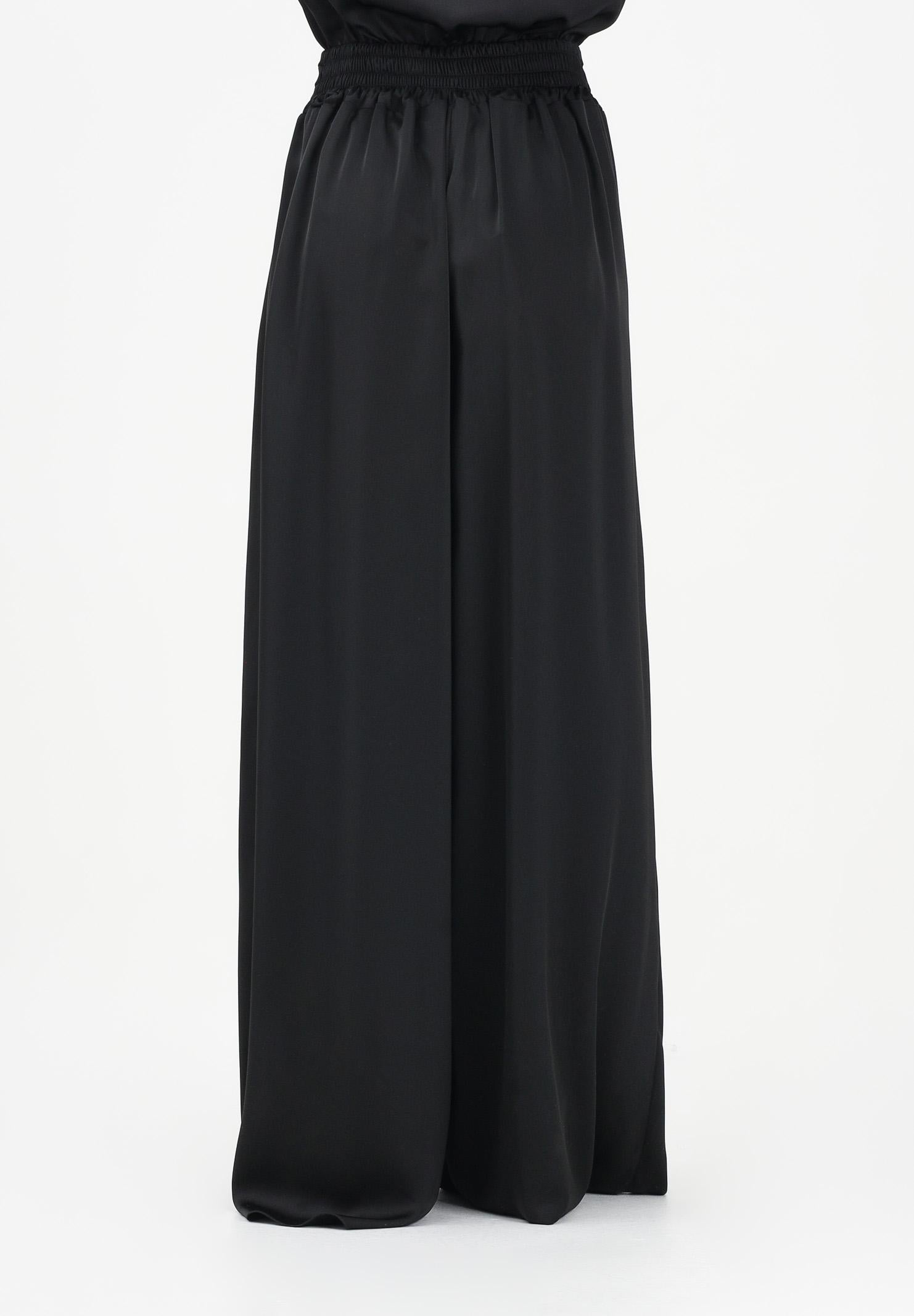 SHIT Pantalone elegante a palazzo nero da donna SH26048 NE SHIT
