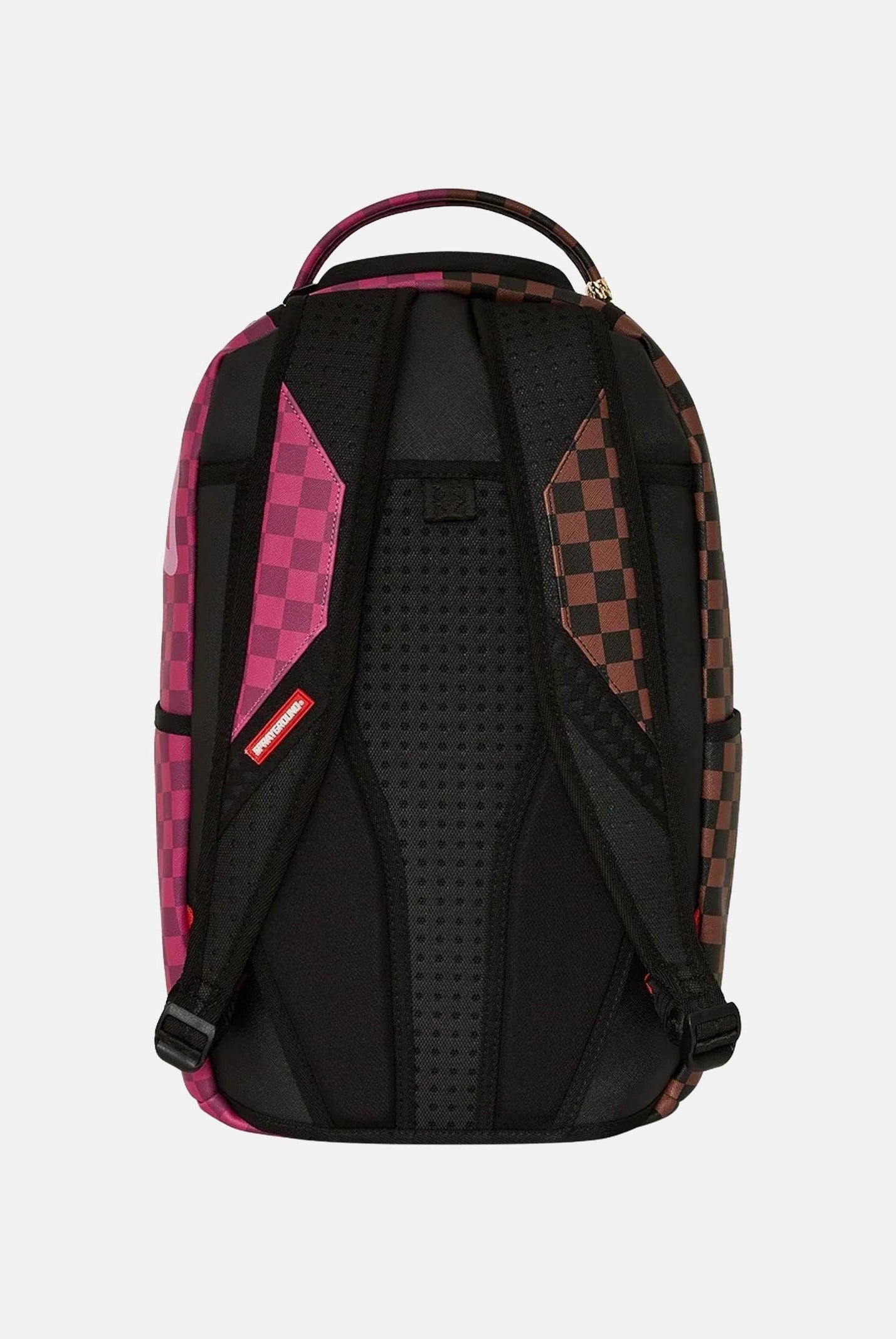 SPRAYGROUND Zaino SPLIT SIP PINK CHECK DLXSV marrone e rosa da donna 910B6286NSZ SPRAYGROUND