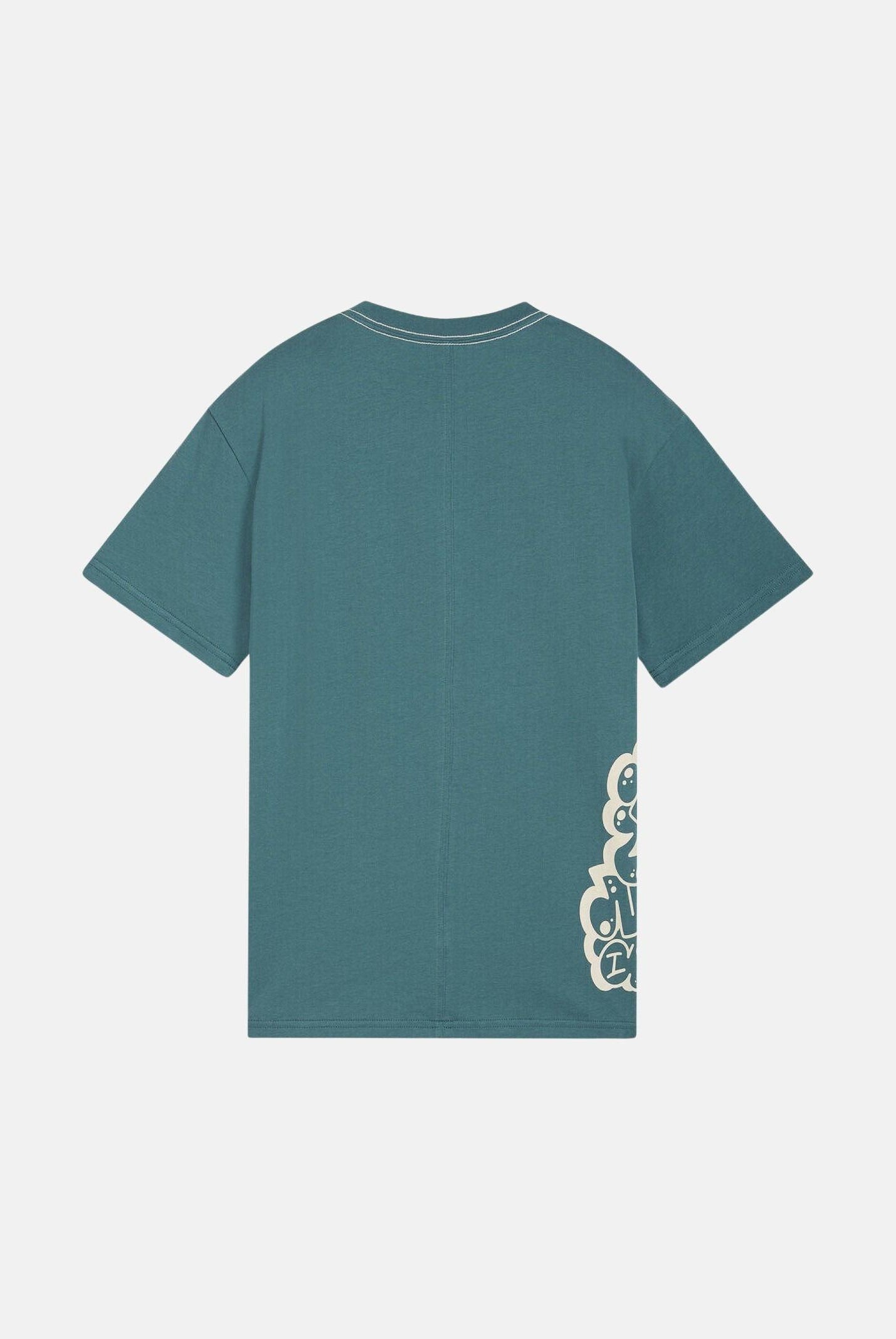 PUMA T-shirt a manica corta Graphic verde petrolio per bambino e bambina 692610 41 PUMA
