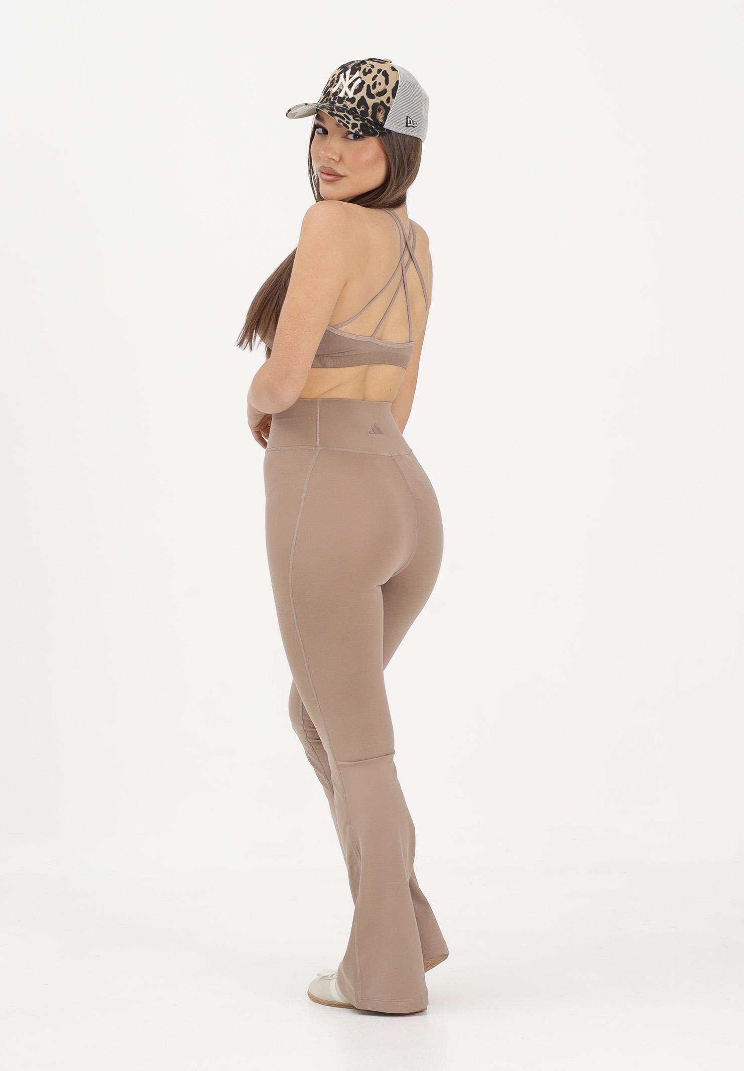 ADIDAS PERFORMANCE Leggings All Me Essentials Flare beige da donna JV7792 . ADIDAS ORIGINALS