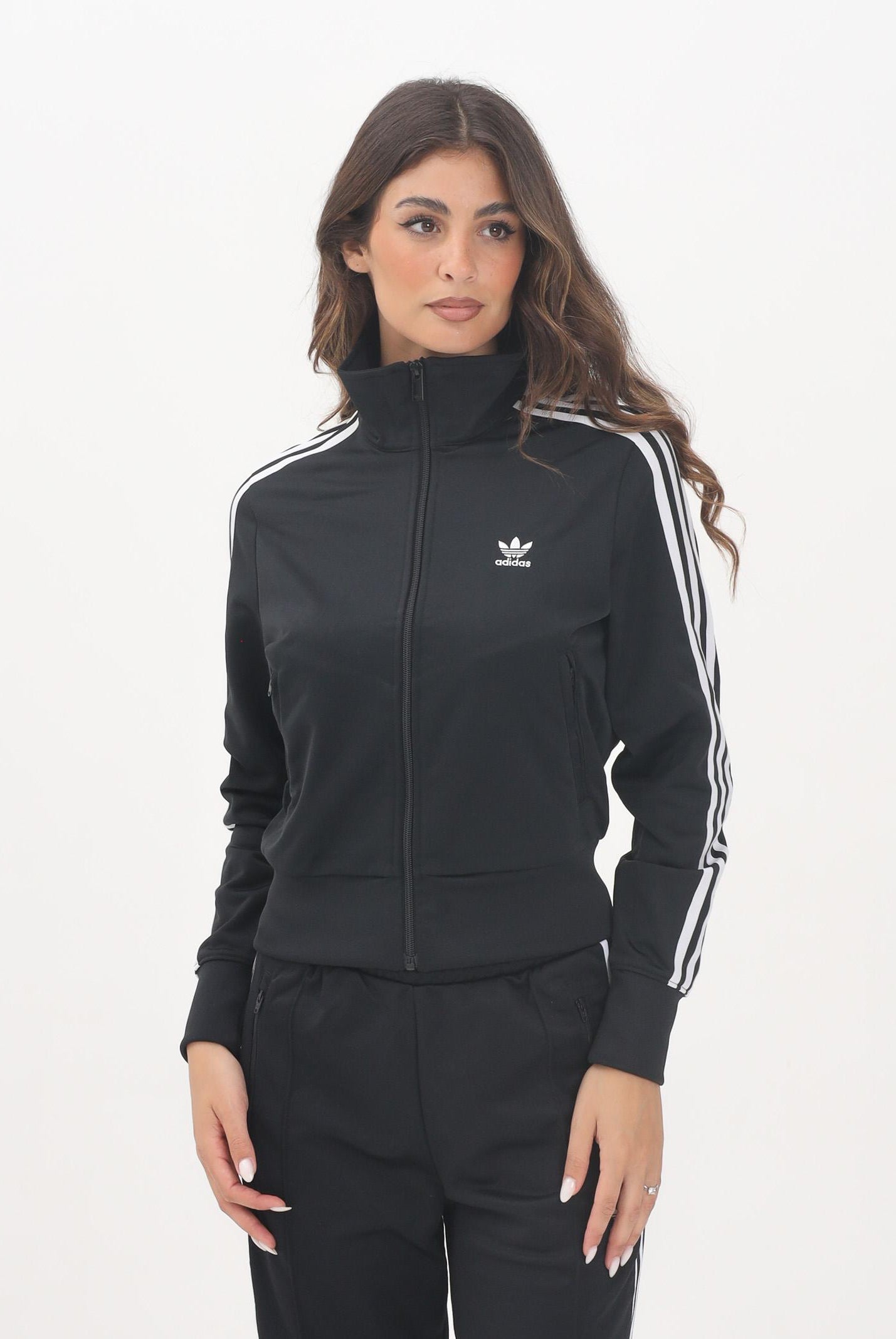 ADIDAS ORIGINALS Felpa con zip Adicolor Classics Firebird nera da donna IL8764 ADIDAS ORIGINALS