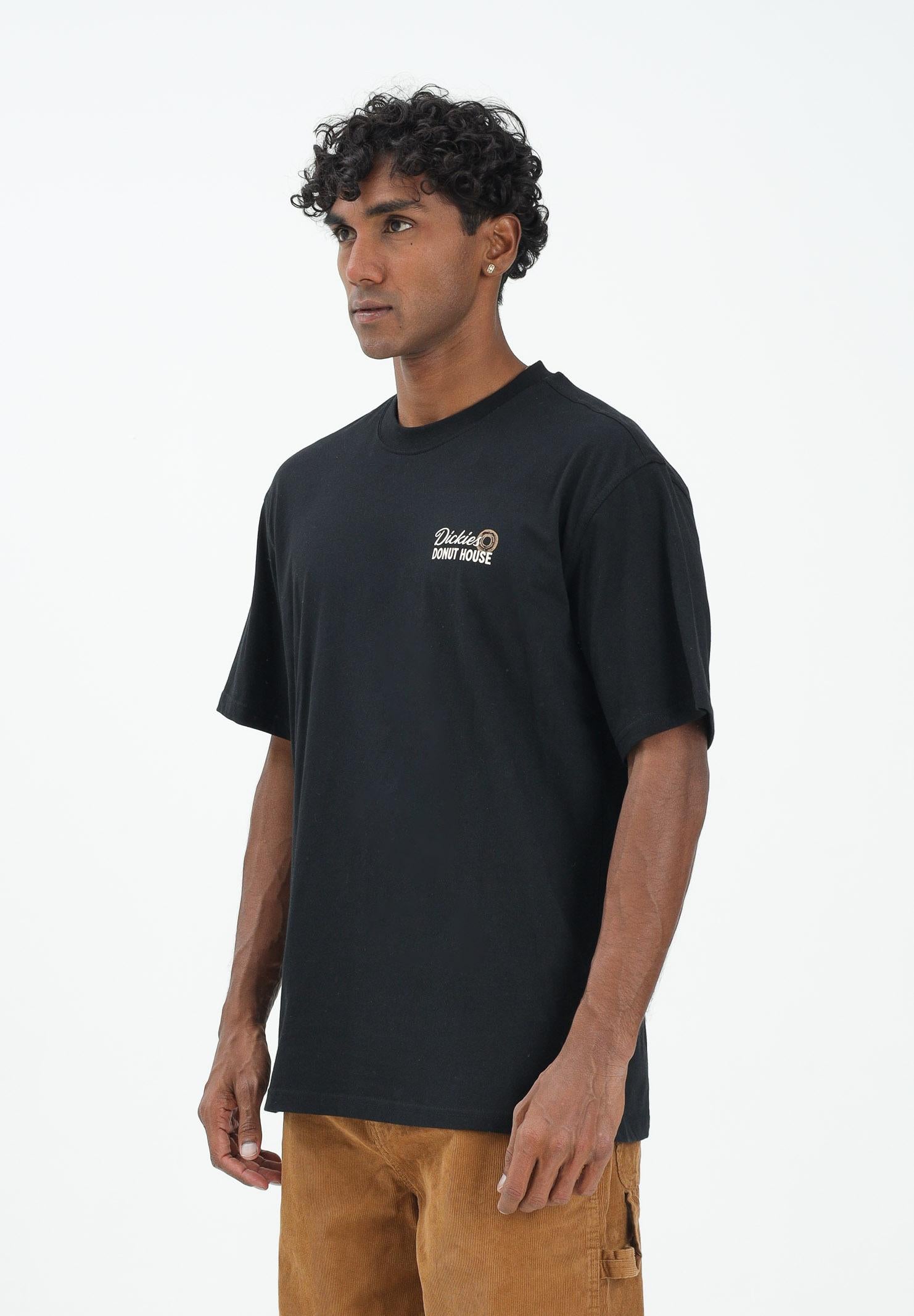 DICKIES T-shirt a manica corta Donut House nera da uomo DK0A87QNBLK1 . DIckies