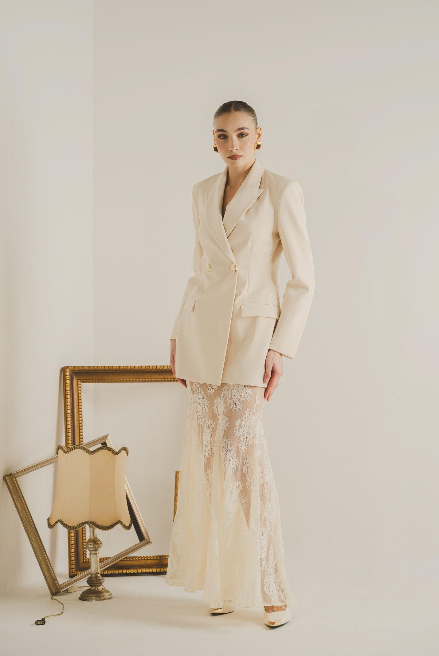 SANTAS Giacca NUIT panna da donna PV2621 PA SANTAS