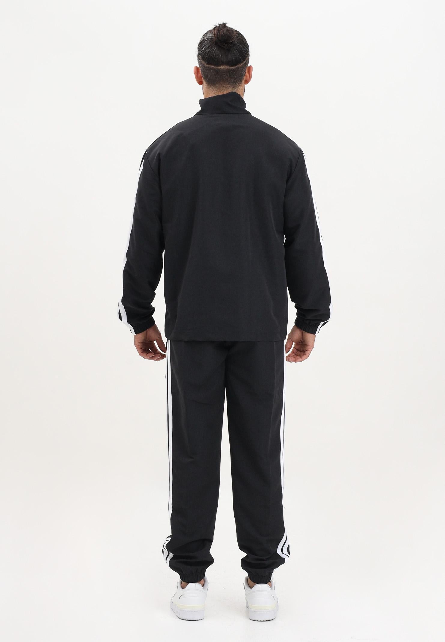 ADIDAS PERFORMANCE Tuta Basic 3 Stripes Tricot nera da uomo JI8849 . ADIDAS PERFORMANCE