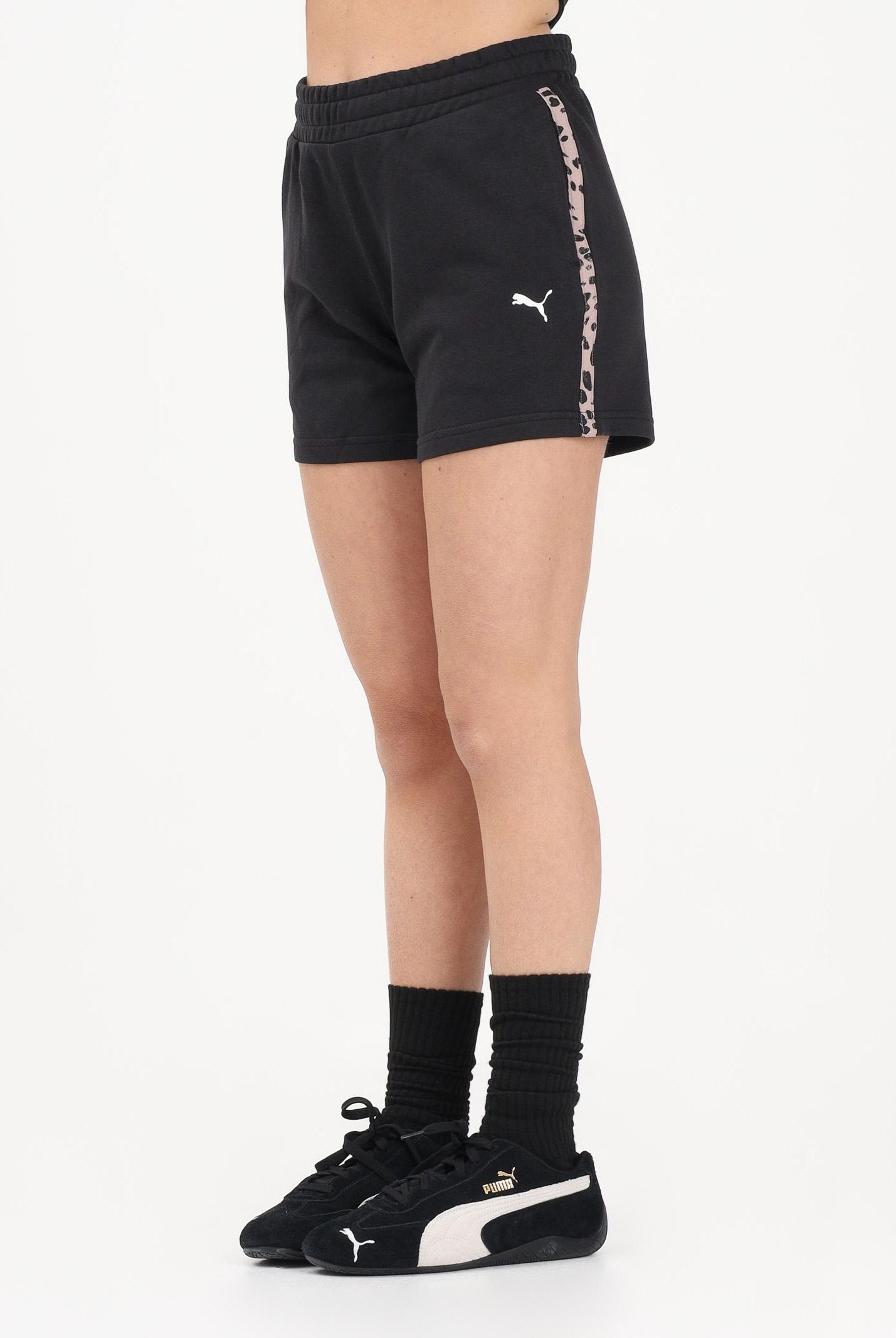PUMA Shorts sportivo Essentials Graphics Animal 5" nero da donna 693844 01 PUMA