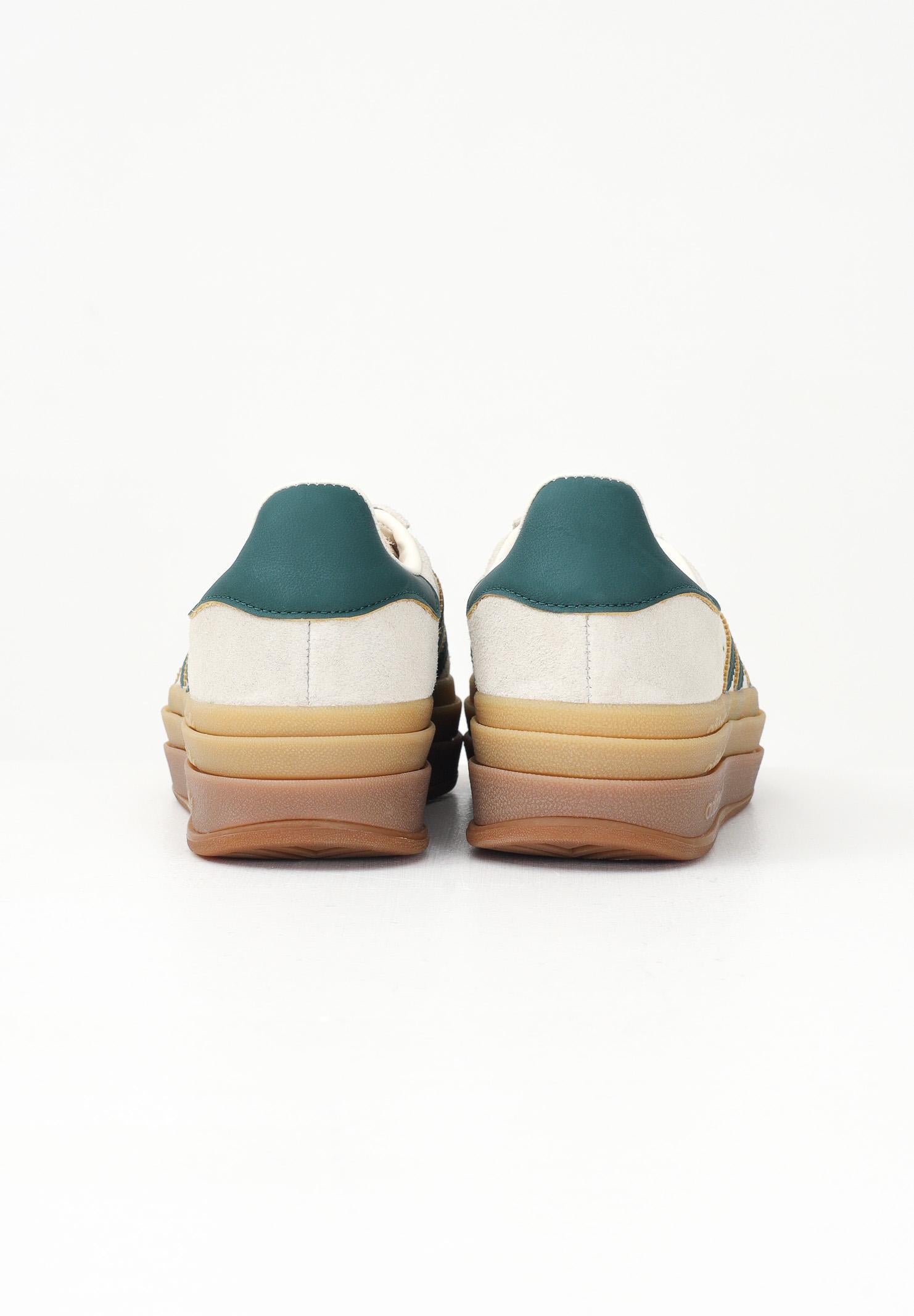 ADIDAS ORIGINALS Sneakers Gazelle Bold beige e verdi da donna ID7056 . ADIDAS ORIGINALS