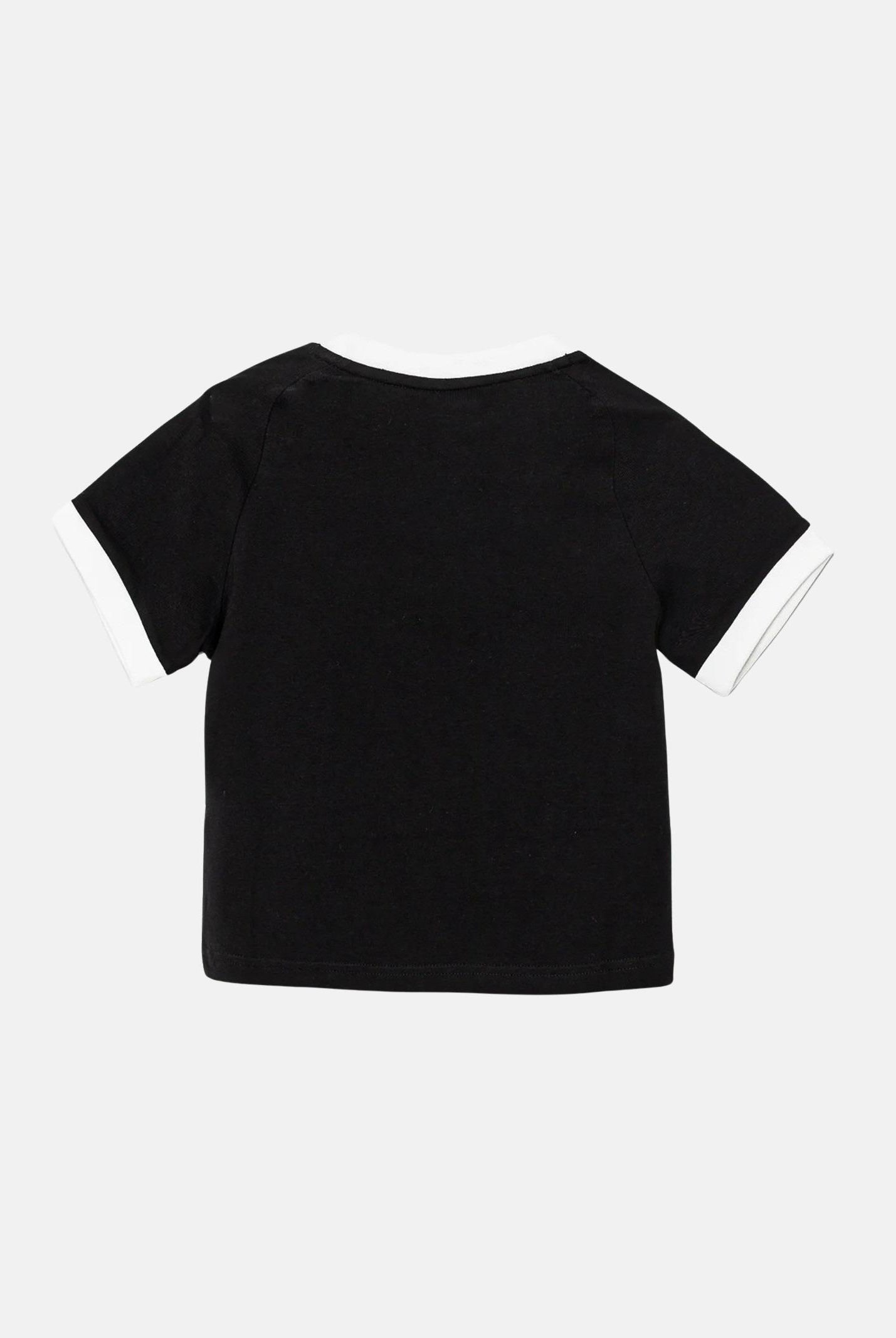 ADIDAS ORIGINALS T-shirt a manica corta Adicolor Trefoil nera per bambino e bambina IY2389 ADIDAS ORIGINALS