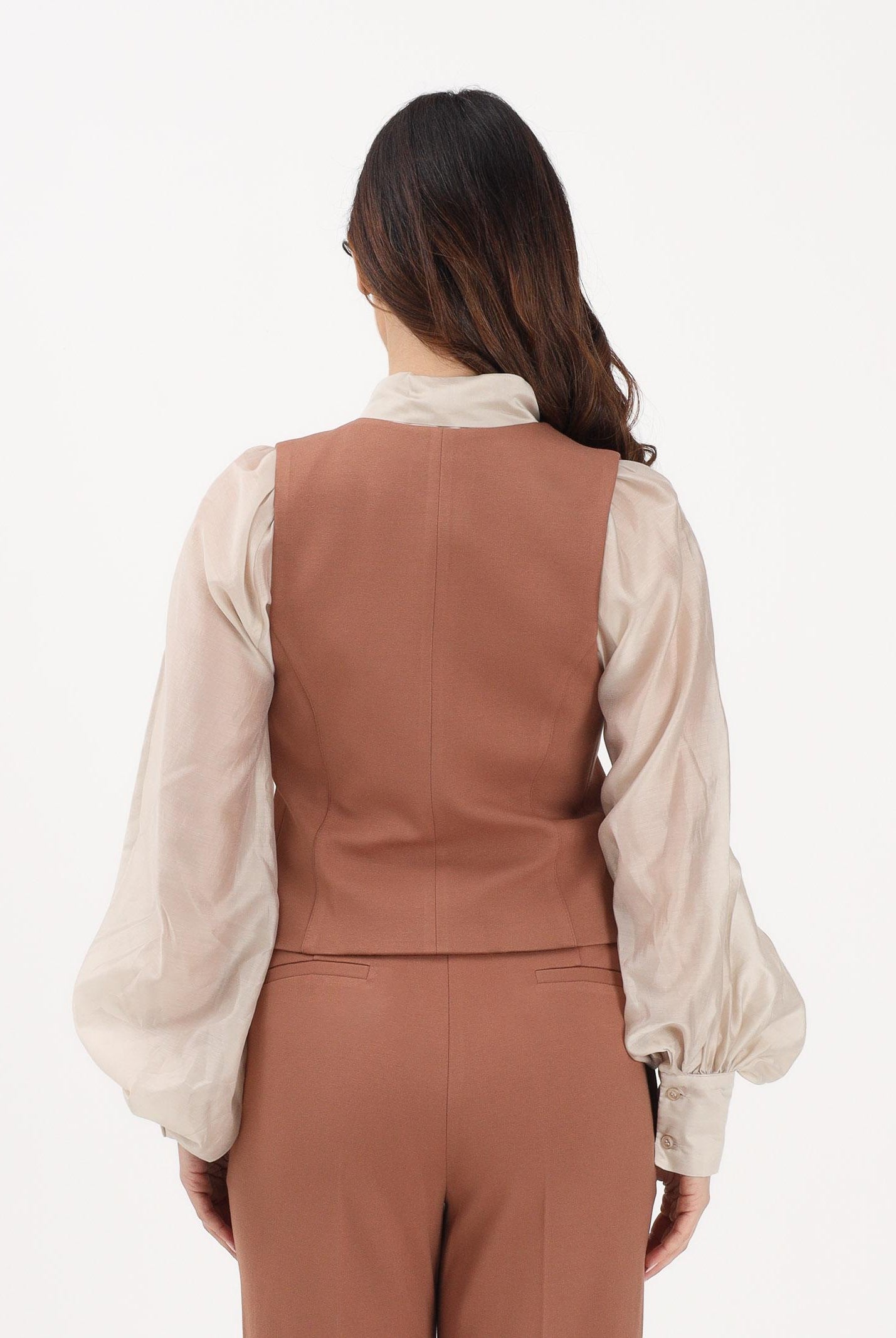 VICOLO Gilet cuoio da donna TAB0232 ABU67 VICOLO