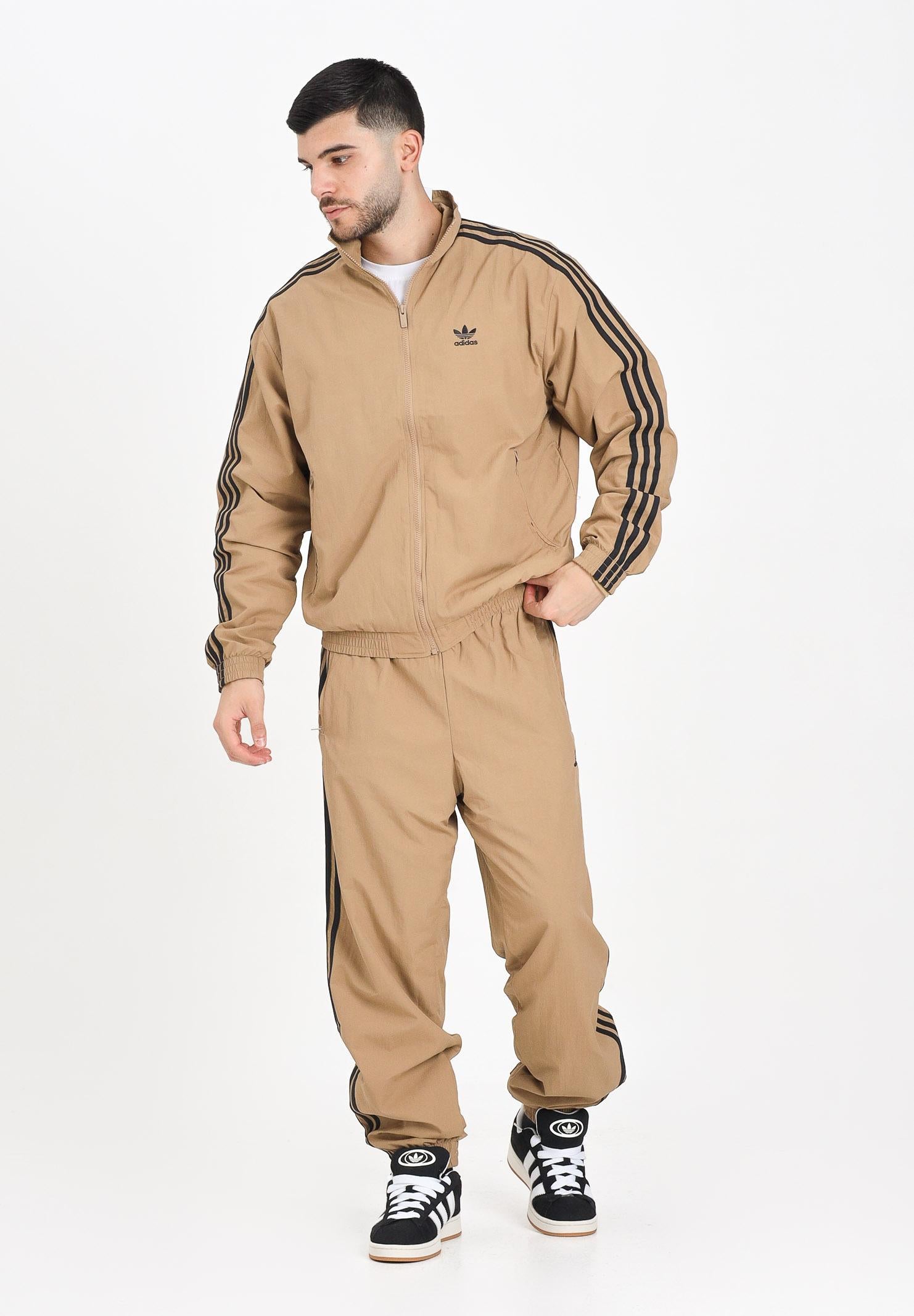 ADIDAS ORIGINALS Pantalone sportivo Adicolor Woven Firebird beige da uomo JY1339 ADIDAS ORIGINALS