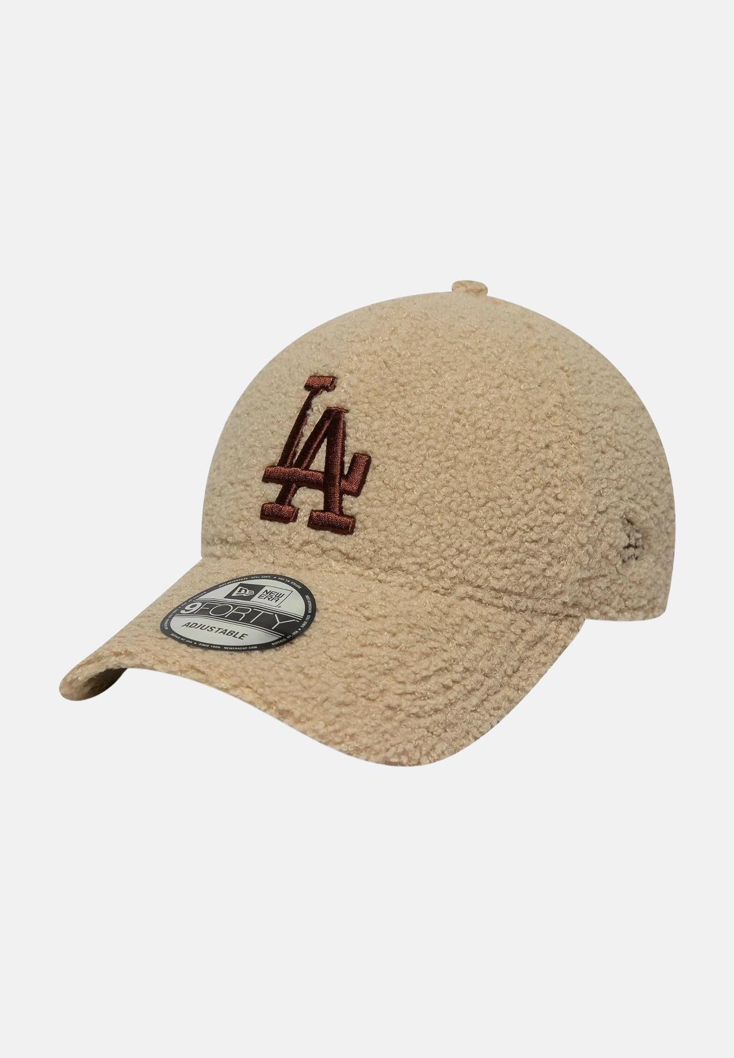 NEW ERA Cappello con visiera 9FORTY LA Dodgers MLB Borg beige per uomo e donna 60691229 NEW ERA